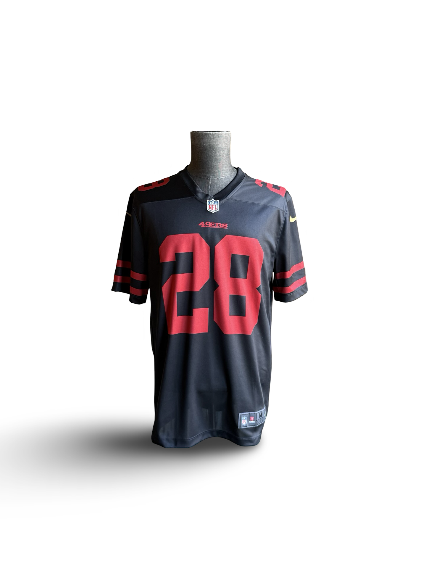 NFL Carlos Hyde 28 San Francisco 49ers Nike Dry-Fit Color Rush Jersey