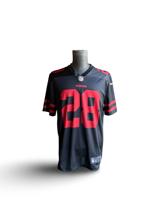 NFL Carlos Hyde 28 San Francisco 49ers Nike Dry-Fit Color Rush Jersey