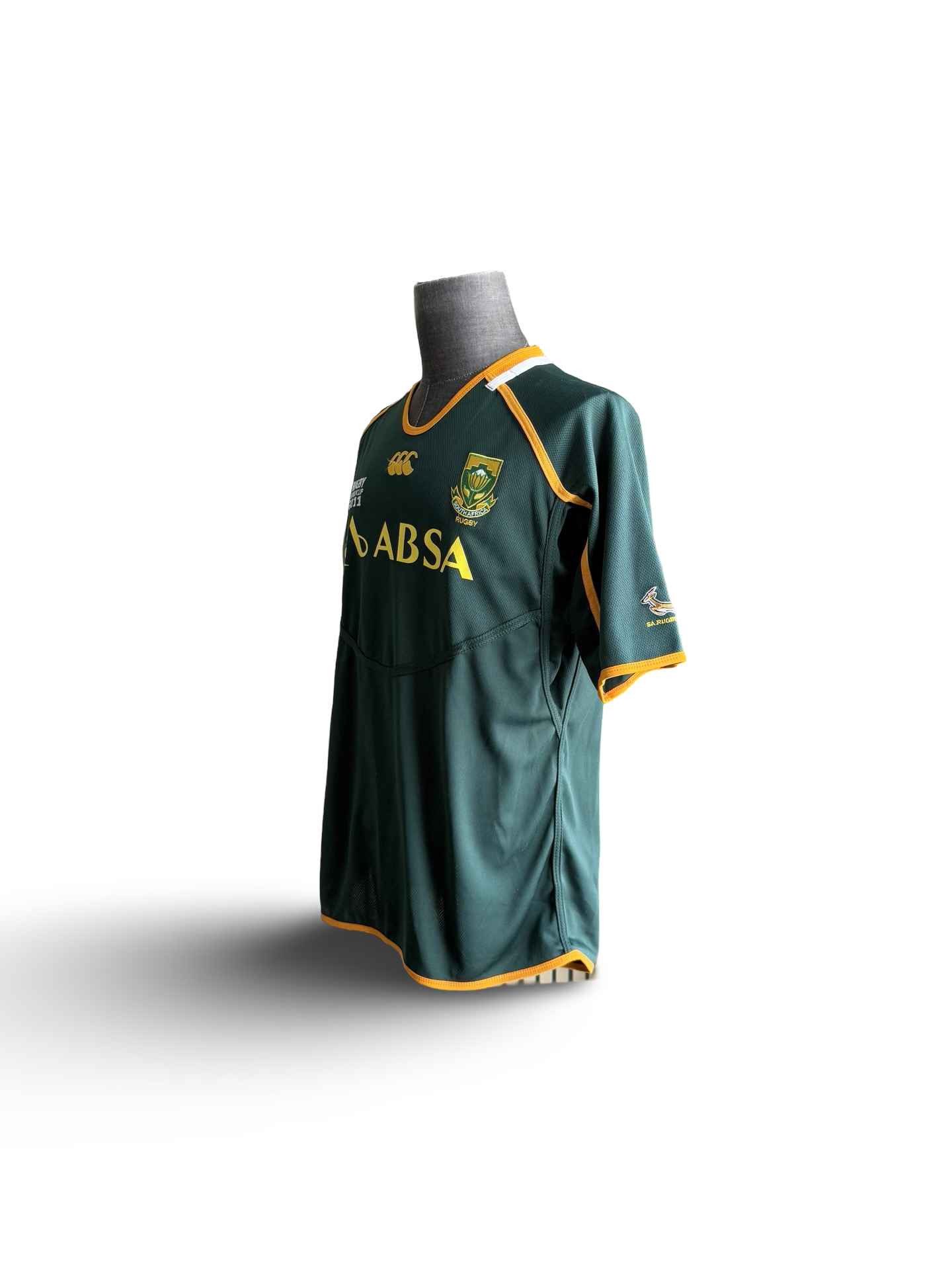 Rugby Union Vtg South Africa National Team 2011 World Cup Canterbury Rugby Jersey Size XL