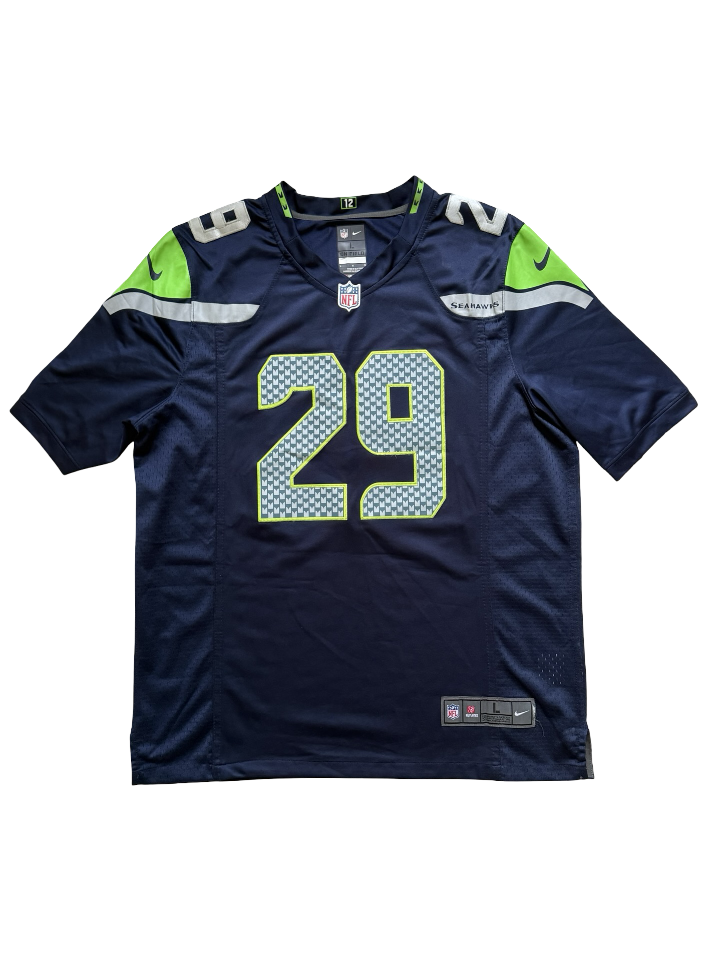 NFL Earl Thomas 29 Seattle Seahawks Nike Football Jersey Size L