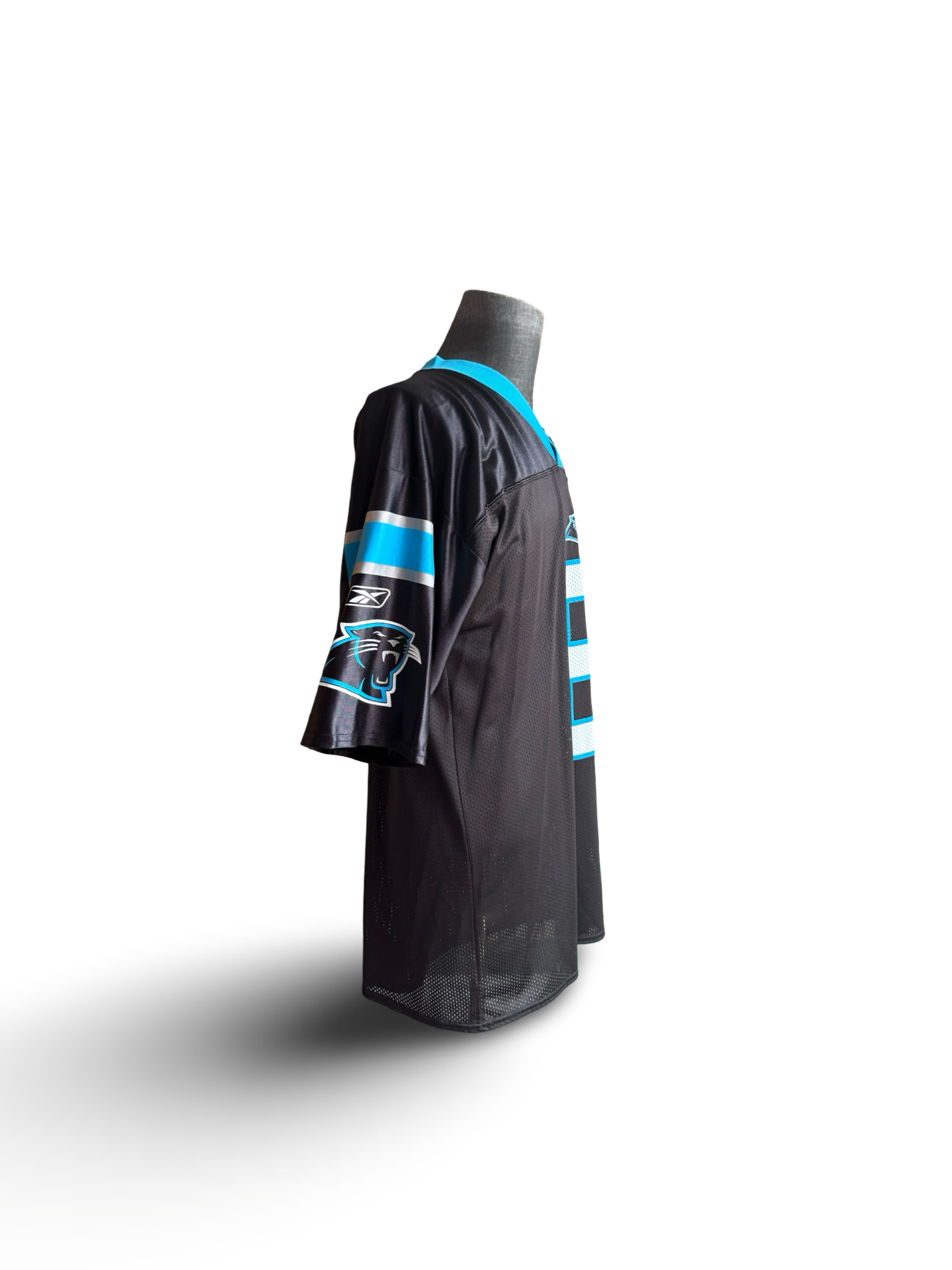 NFL Vtg David Carr 8 Carolina Panthers Reebok Football Jersey Size L