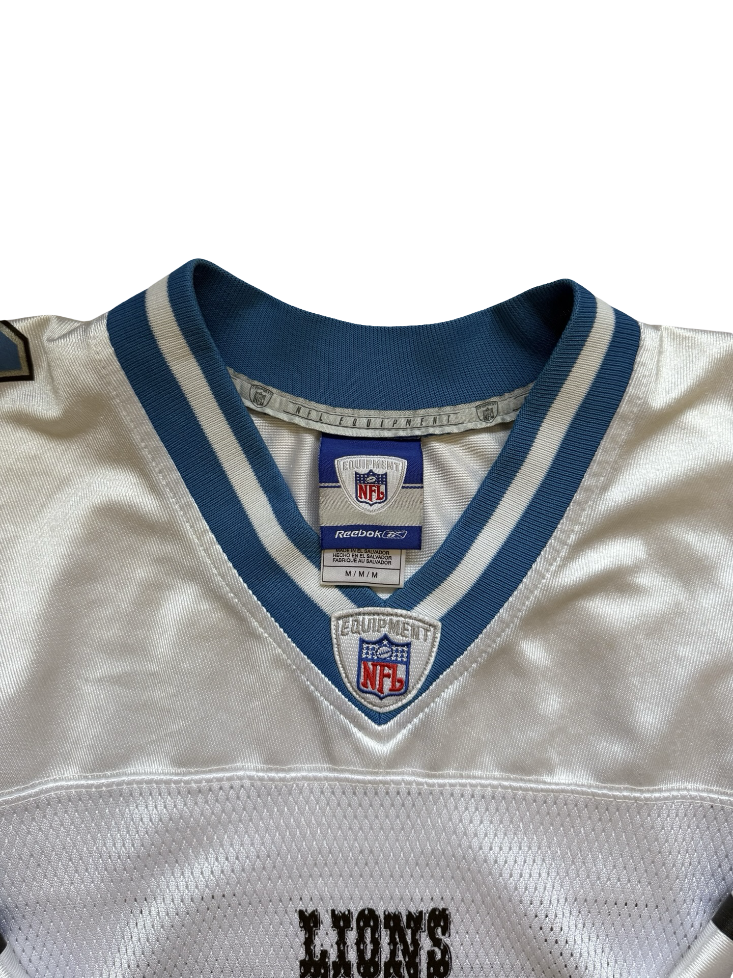 NFL Vtg Roy Williams 11 Detroit Lions Reebok 2000’s Football Jersey Size M