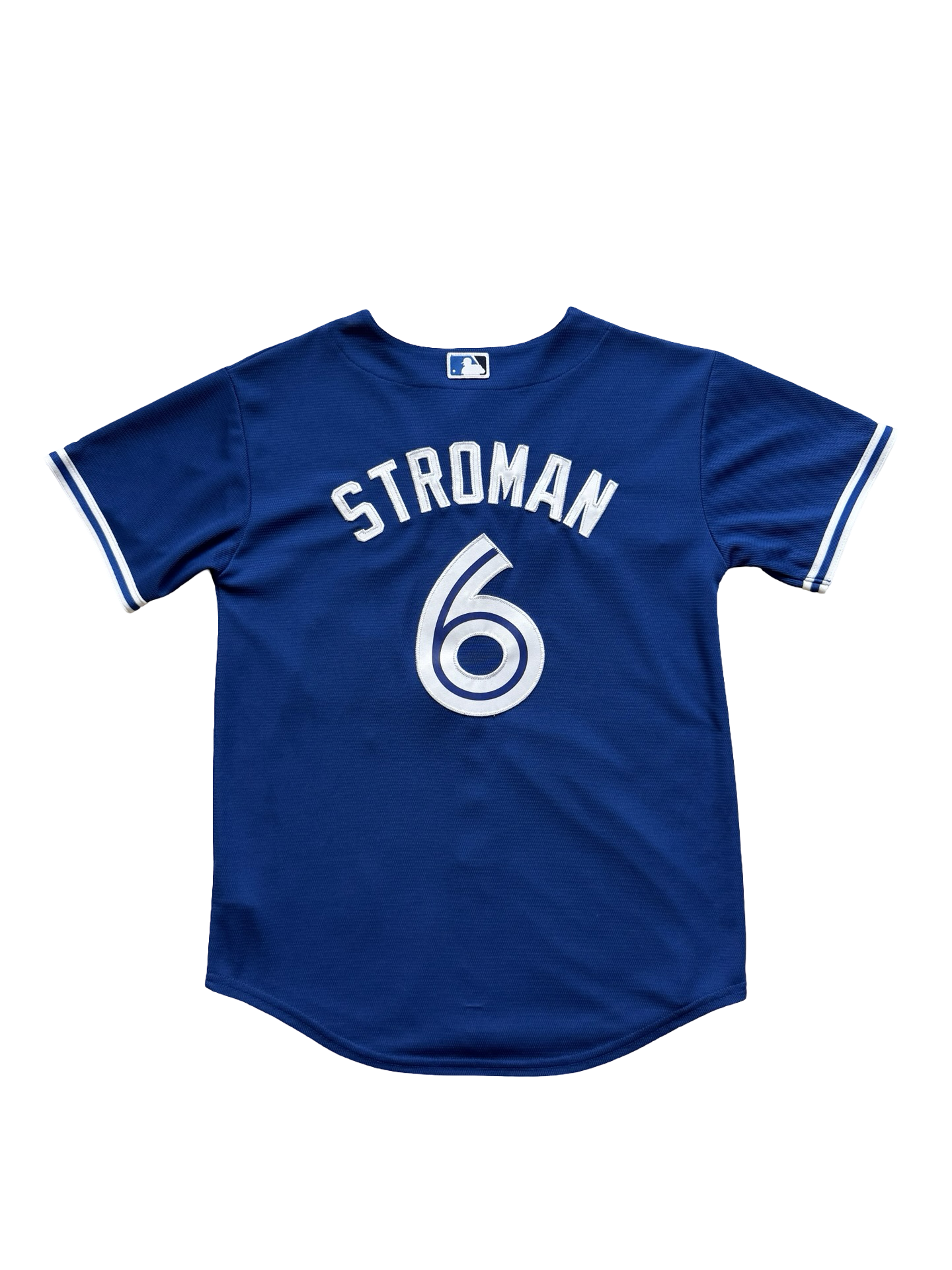 YOUTH MLB Marcus Stroman 6Toronto Blue Jays Majestic Baseball Jersey Size Youth M