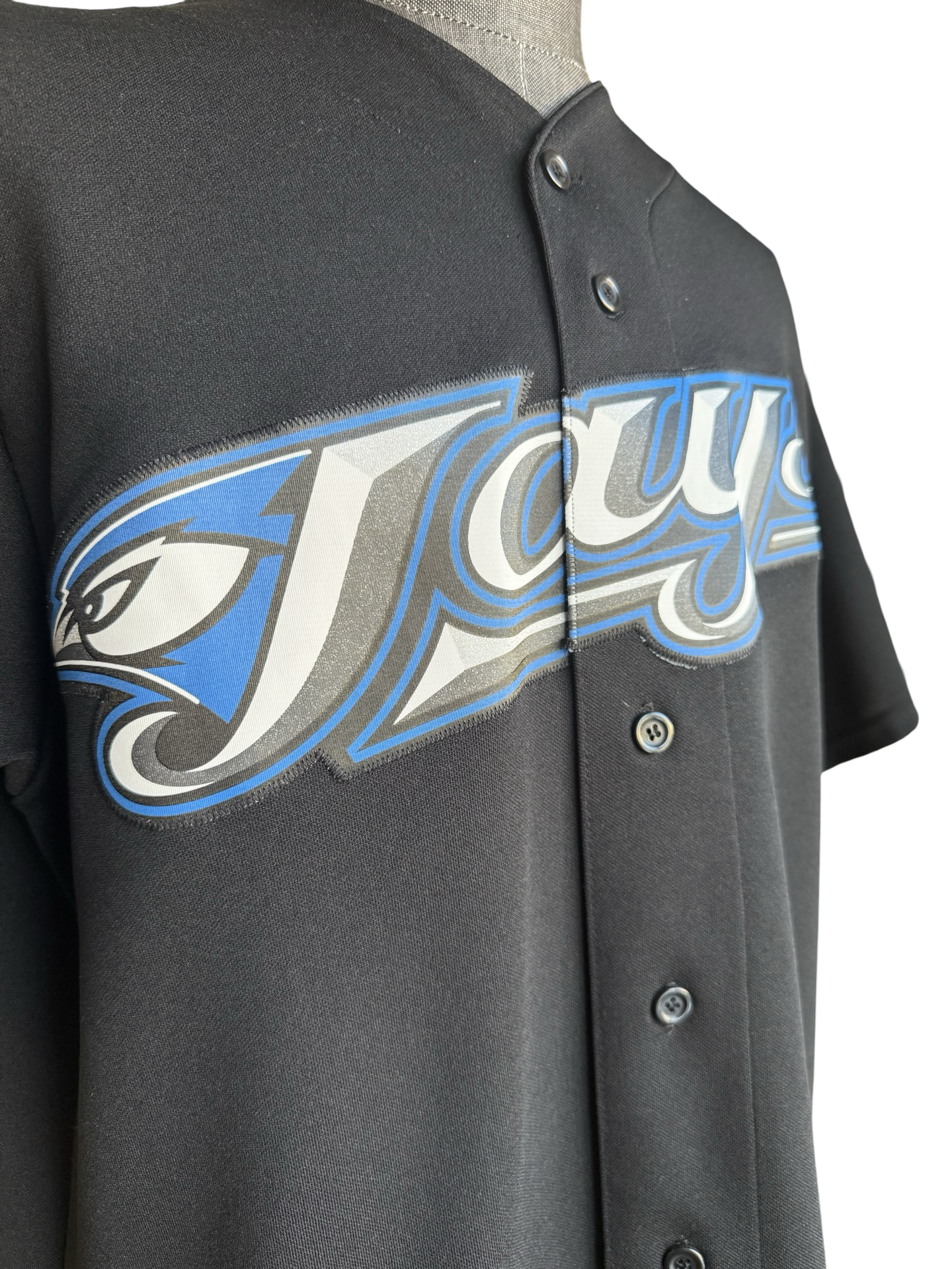 MLB Vtg Brett Lawrie 13 Toronto Blue Jays 2000’s Majestic Retro Baseball Jersey Size L