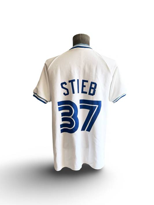 MLB Vtg Dave Stieb 37 Toronto Blue Jays 80/90’s Canadiana Baseball Jersey Size L