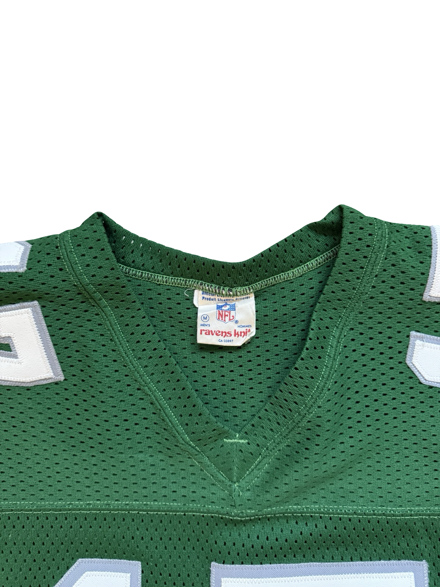 NFL Vtg Harold Carmichael 17 Philadelphia Eagles 80’s Raven Knit Football Jersey Size M