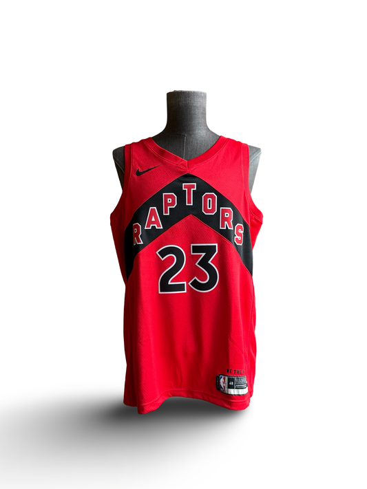 NBA Fred VanVleet 23 Toronto Raptors Nike Swingman Jersey Size L