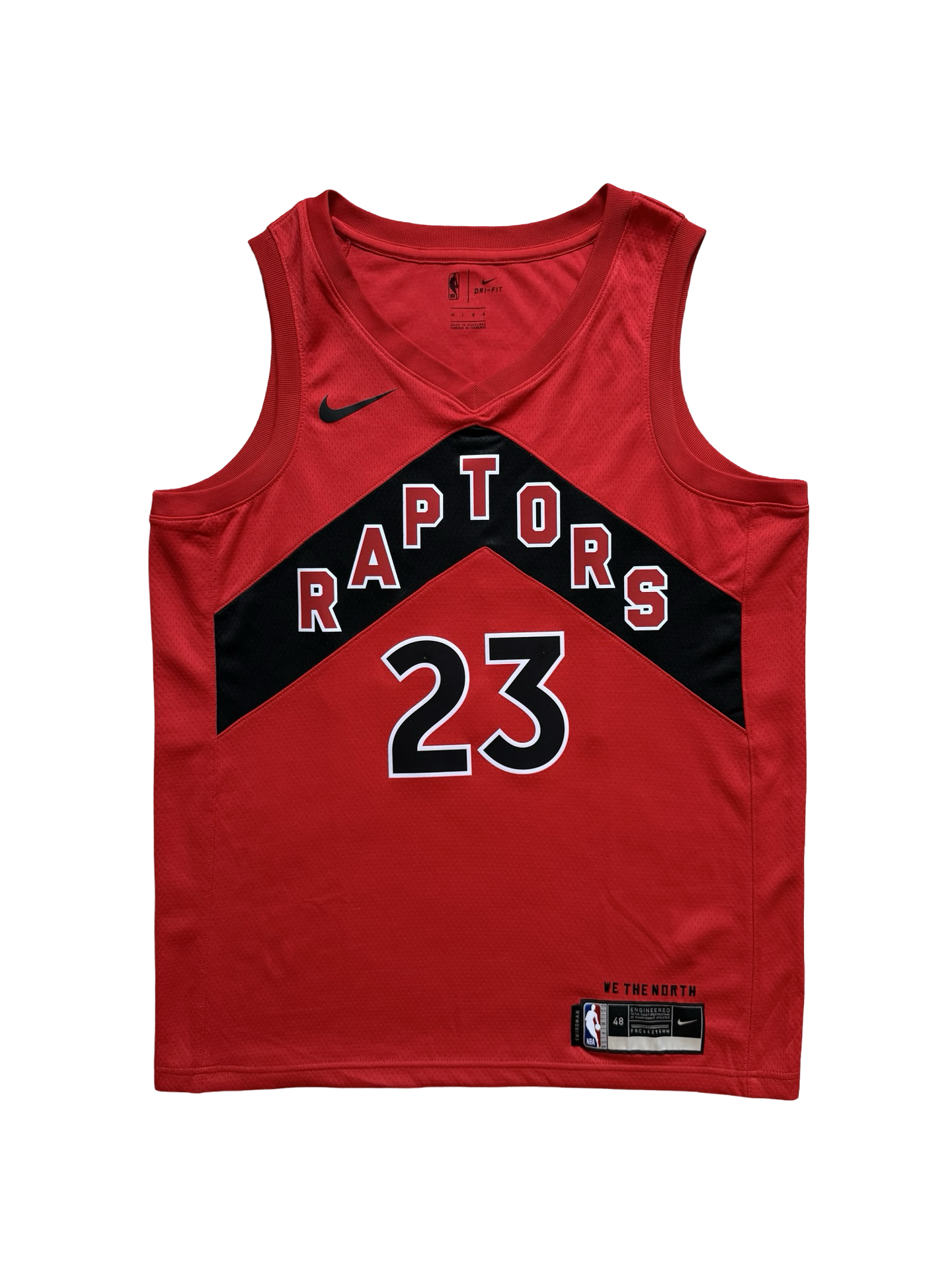 NBA Fred VanVleet 23 Toronto Raptors Nike Swingman Jersey Size L