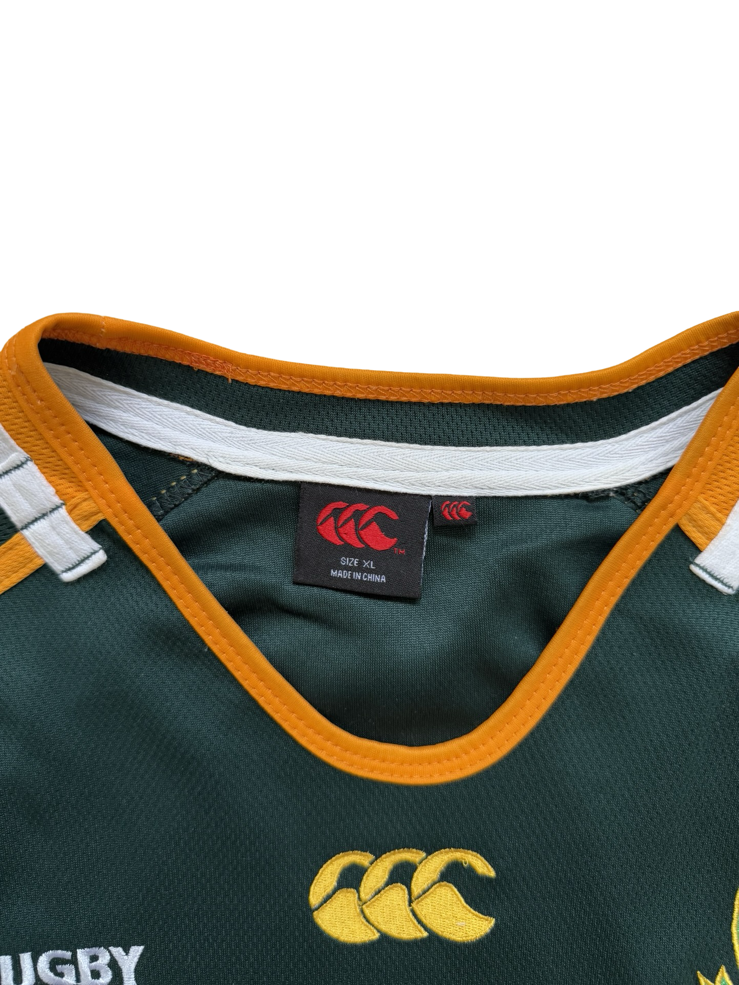 Rugby Union Vtg South Africa National Team 2011 World Cup Canterbury Rugby Jersey Size XL