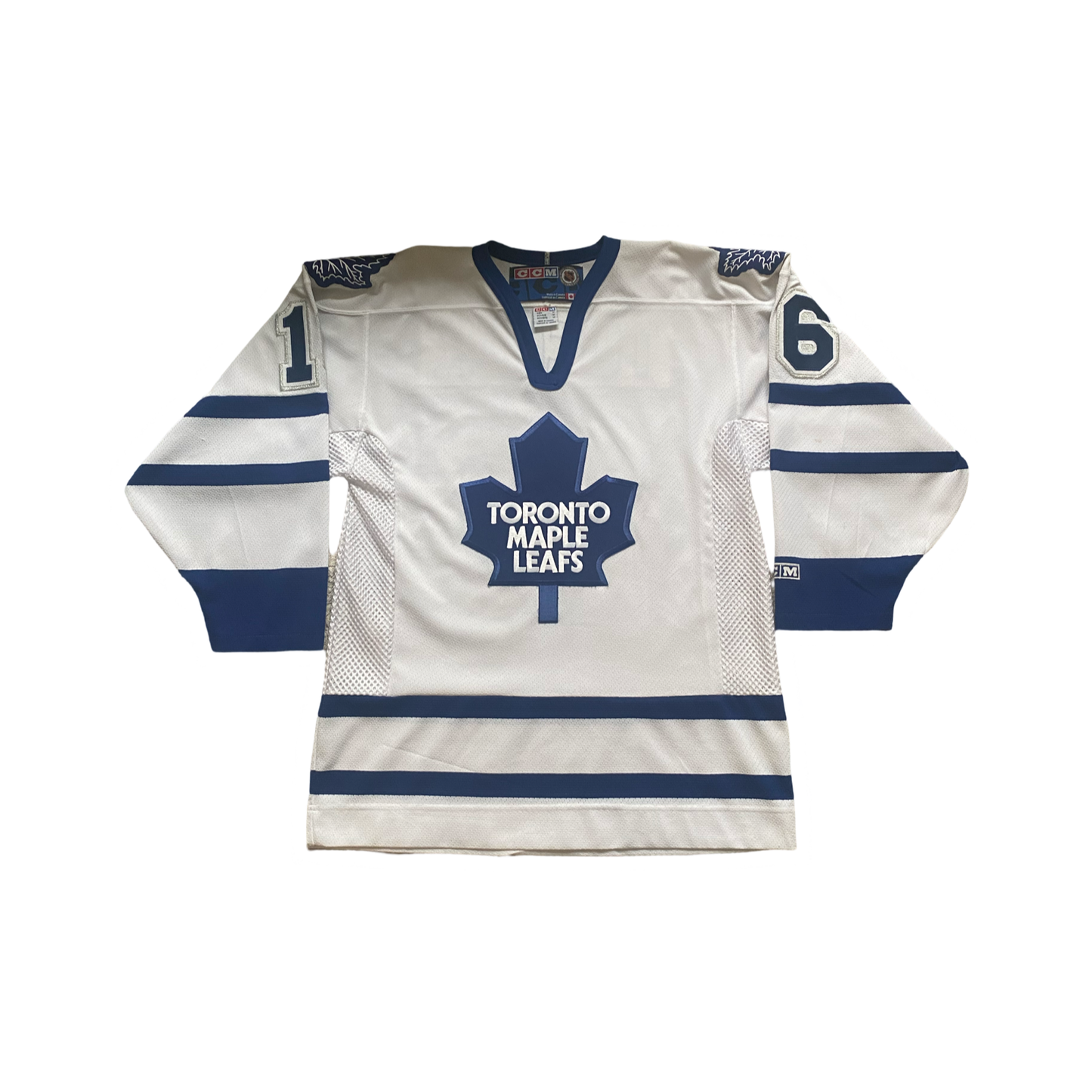 NHL VTG 90's Darcy Tucker 16 Maple Leafs jersey CCM Size M