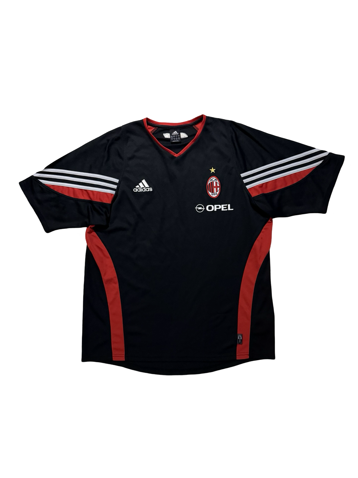 Soccer AC Milan Vtg 2003-04 Adidas Opel Football Training Jersey Size L