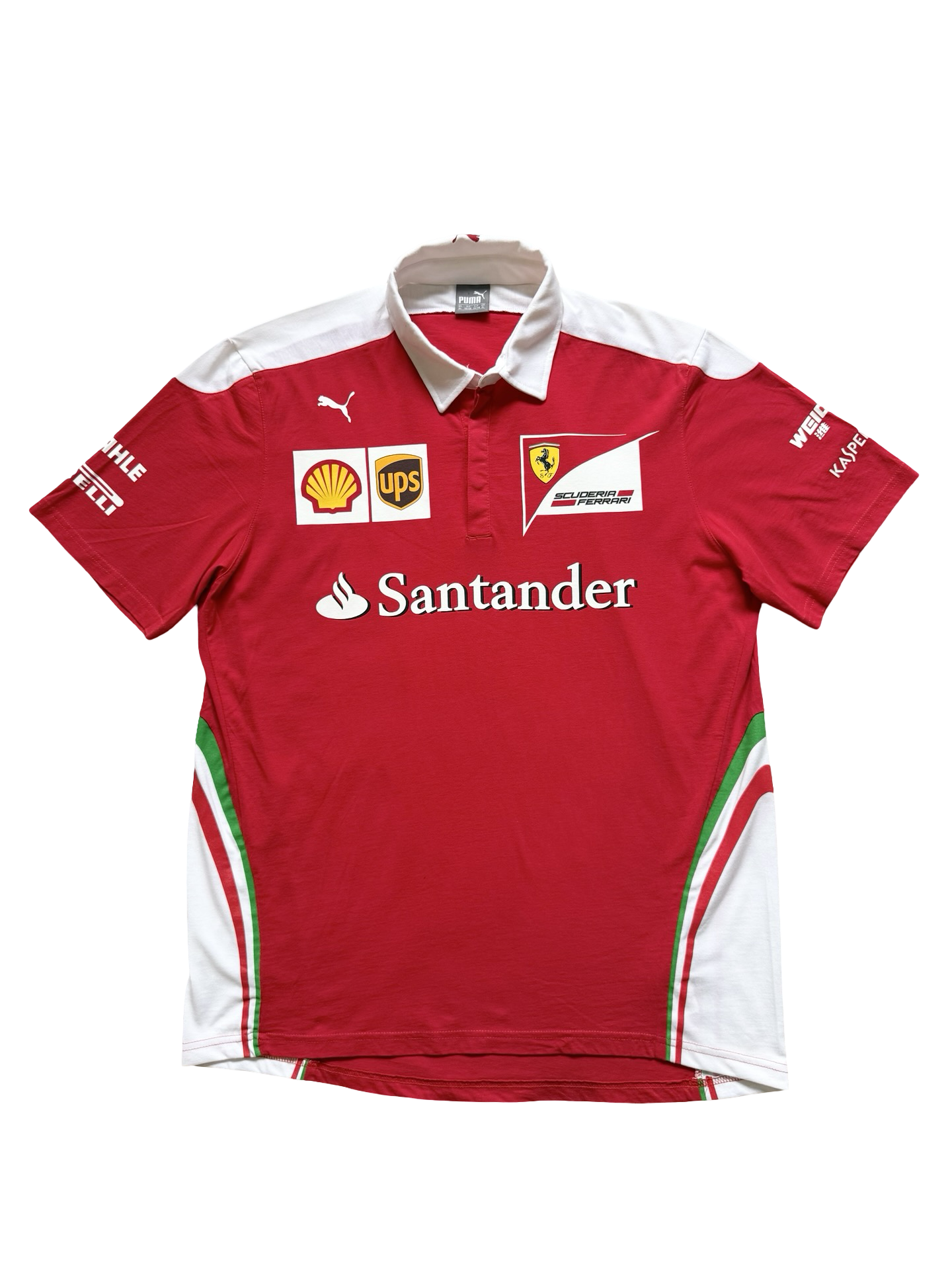 RACING F1 Scuderia Ferrari Puma Polo Team Shirt Size XL