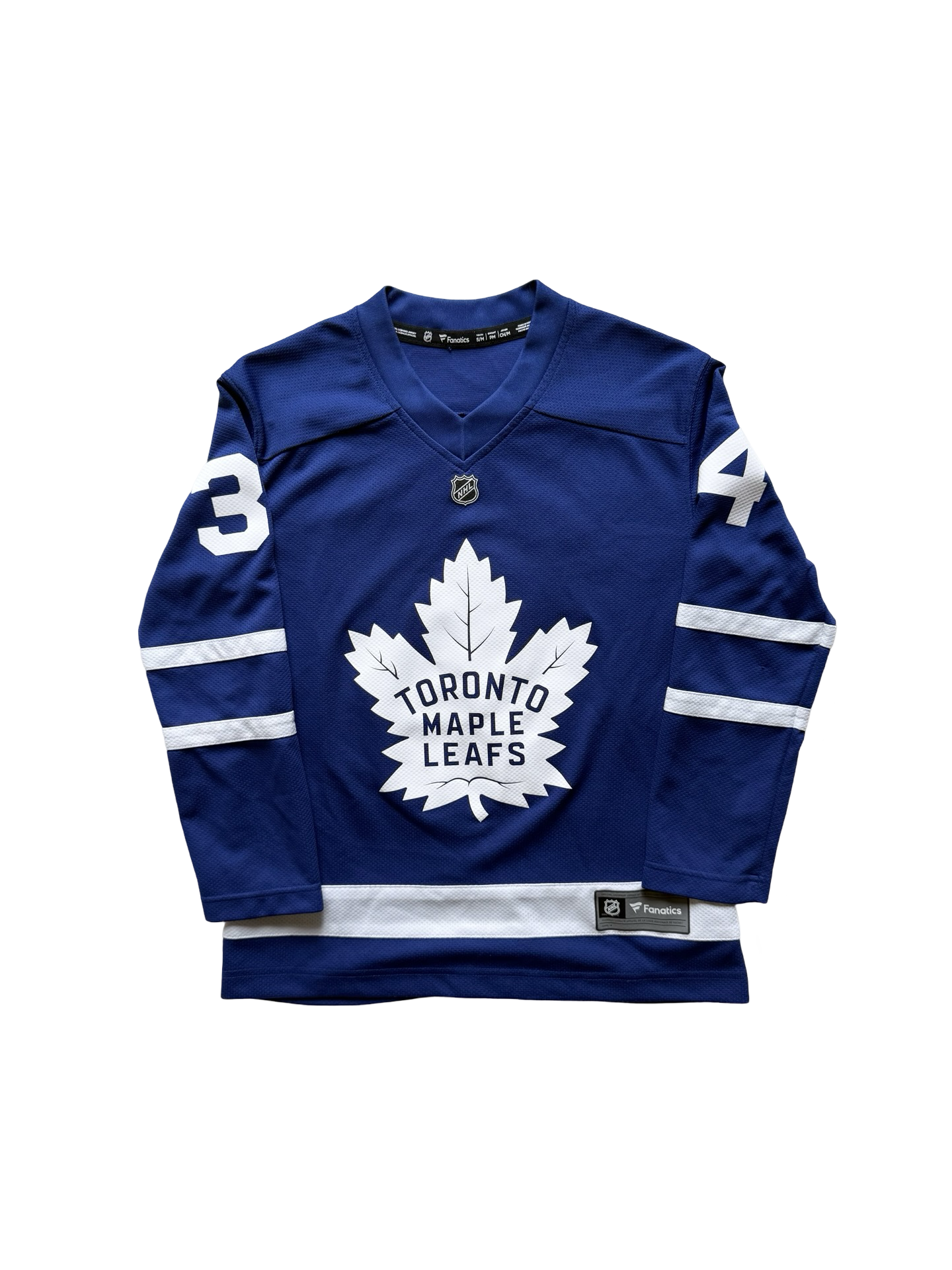 NHL Auston Matthews 34 Fanatics 2018 Toronto Maple Leafs jersey Size Youth S/M