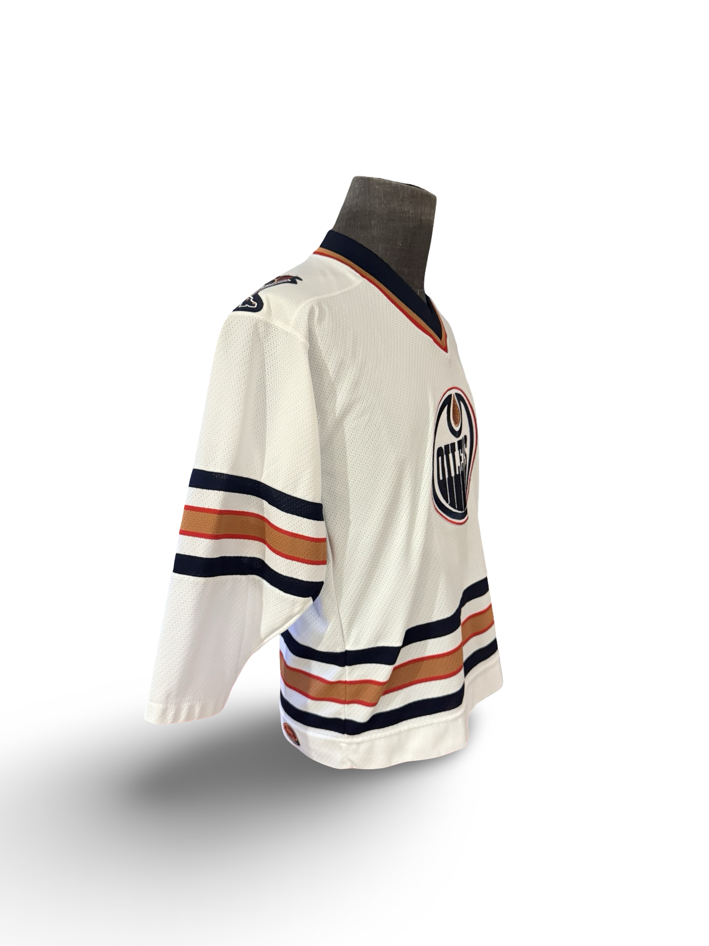 YOUTH NHL Vtg 90’s Edmonton Oilers CCM Hockey Jersey Size Youth L/XL