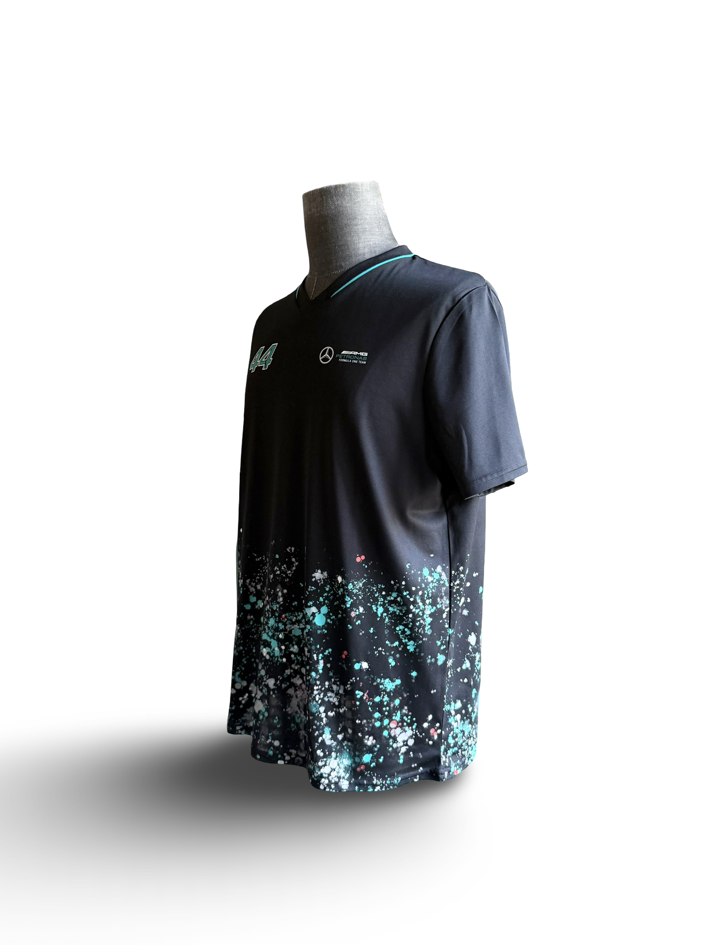 RACING F1 Lewis Hamilton 44 Mercedes AMG Petronas Team T-Shirt Size L