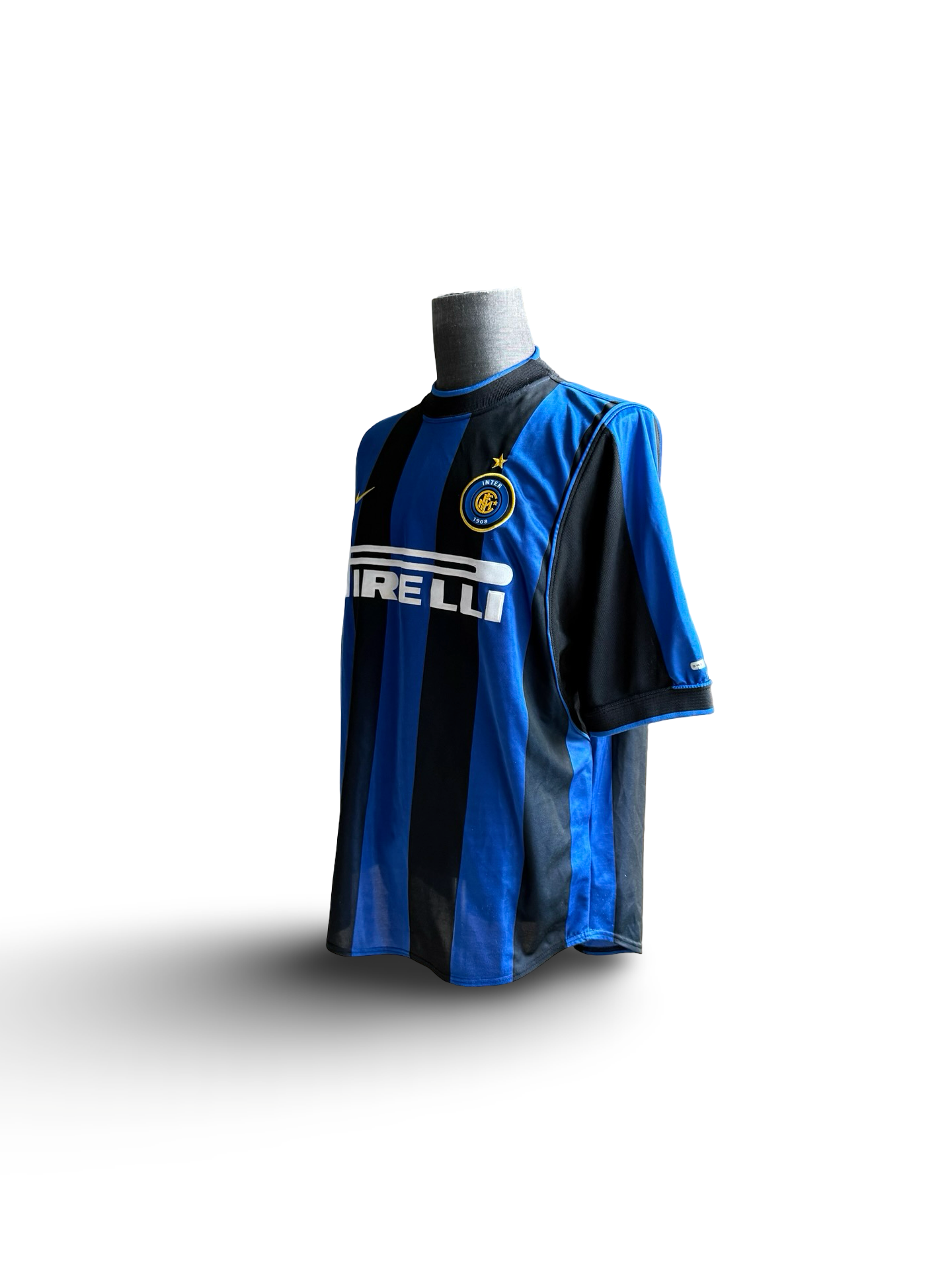 Soccer Vtg Inter Milan 1999/00 Nike Pirelli Football Home Jersey Size L
