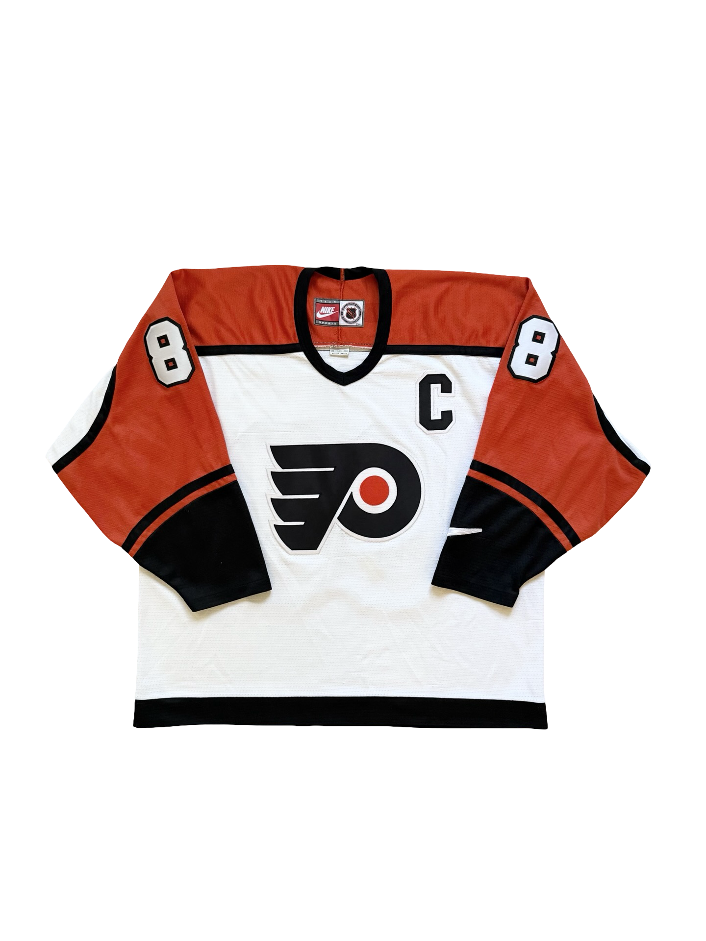 NHL Vtg 90’s Eric Lindros 88 Philadelphia Flyers Nike Hockey Jersey Size 2XL