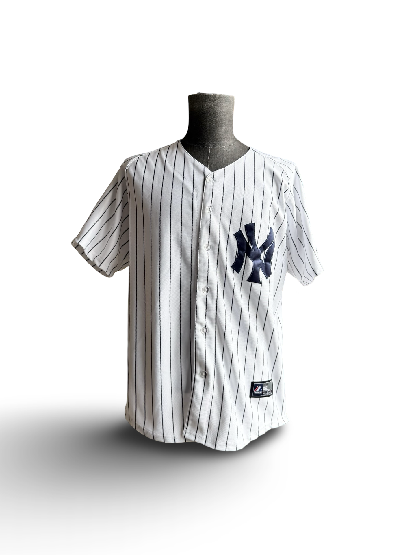 MLB Derek Jeter 2 New York Yankees Majestic 3000 Career Hits Platinum Edition Baseball Jersey Size M