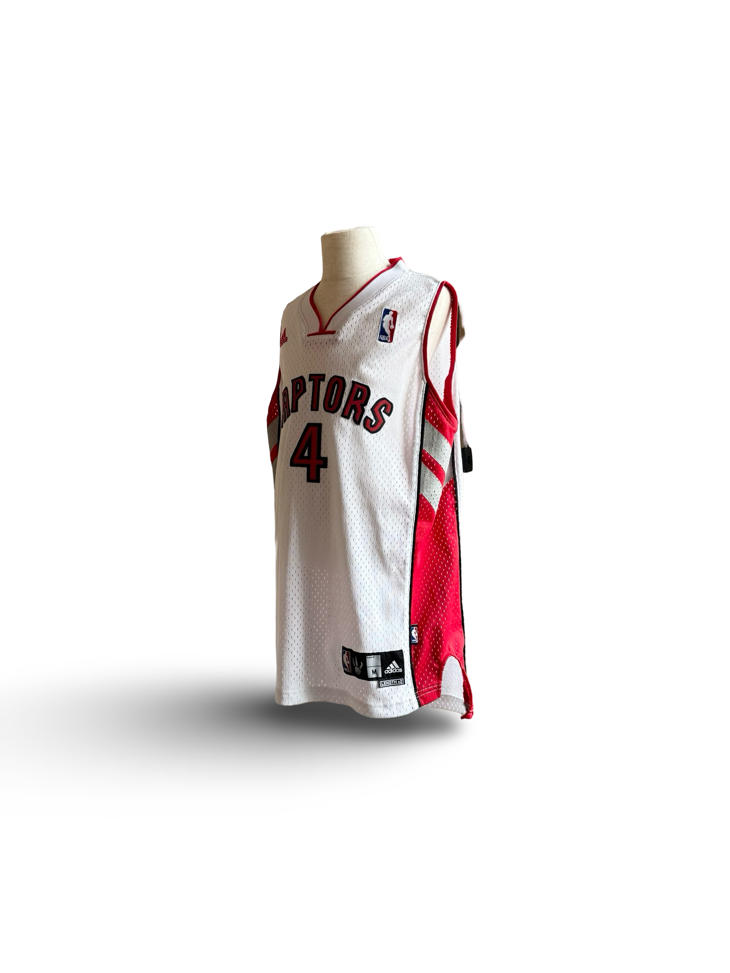 NBA Vtg Chris Bosh 4 Adidas Toronto Raptors Jersey Size Youth L (10/12)