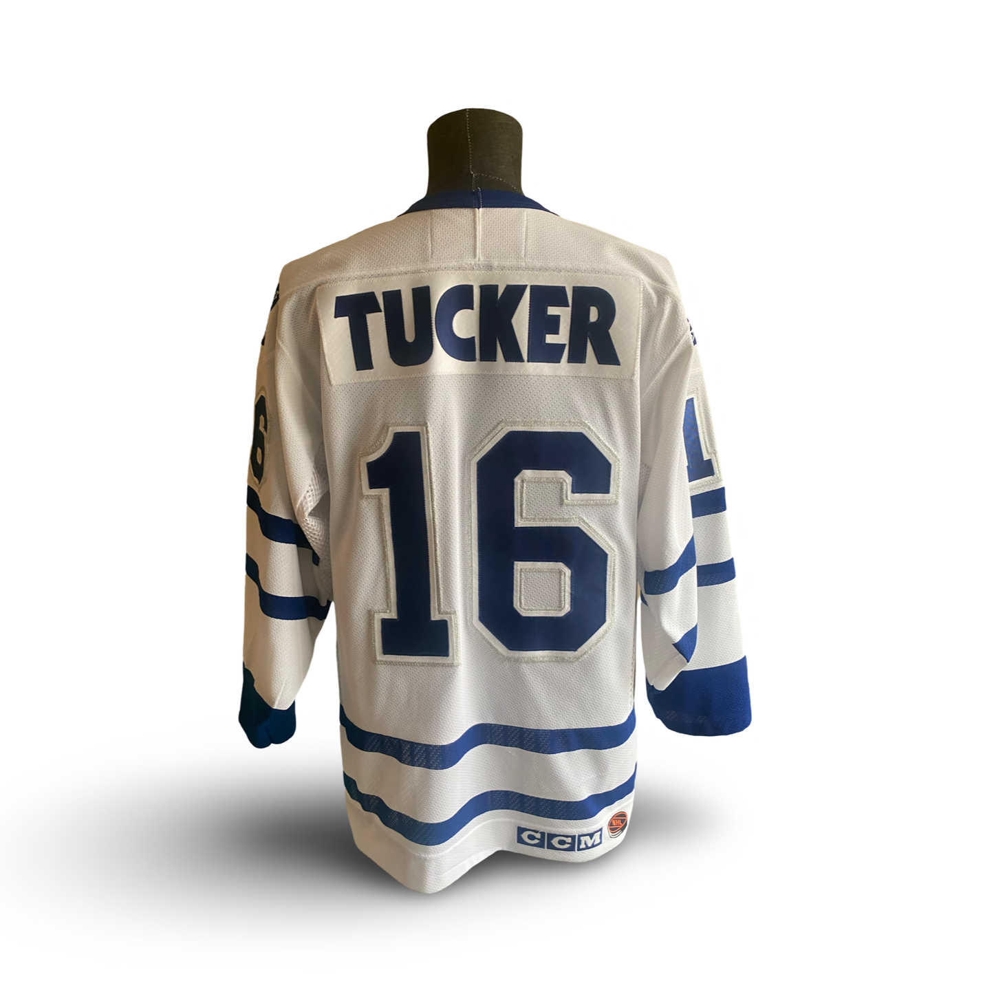 NHL VTG 90's Darcy Tucker 16 Maple Leafs jersey CCM Size M