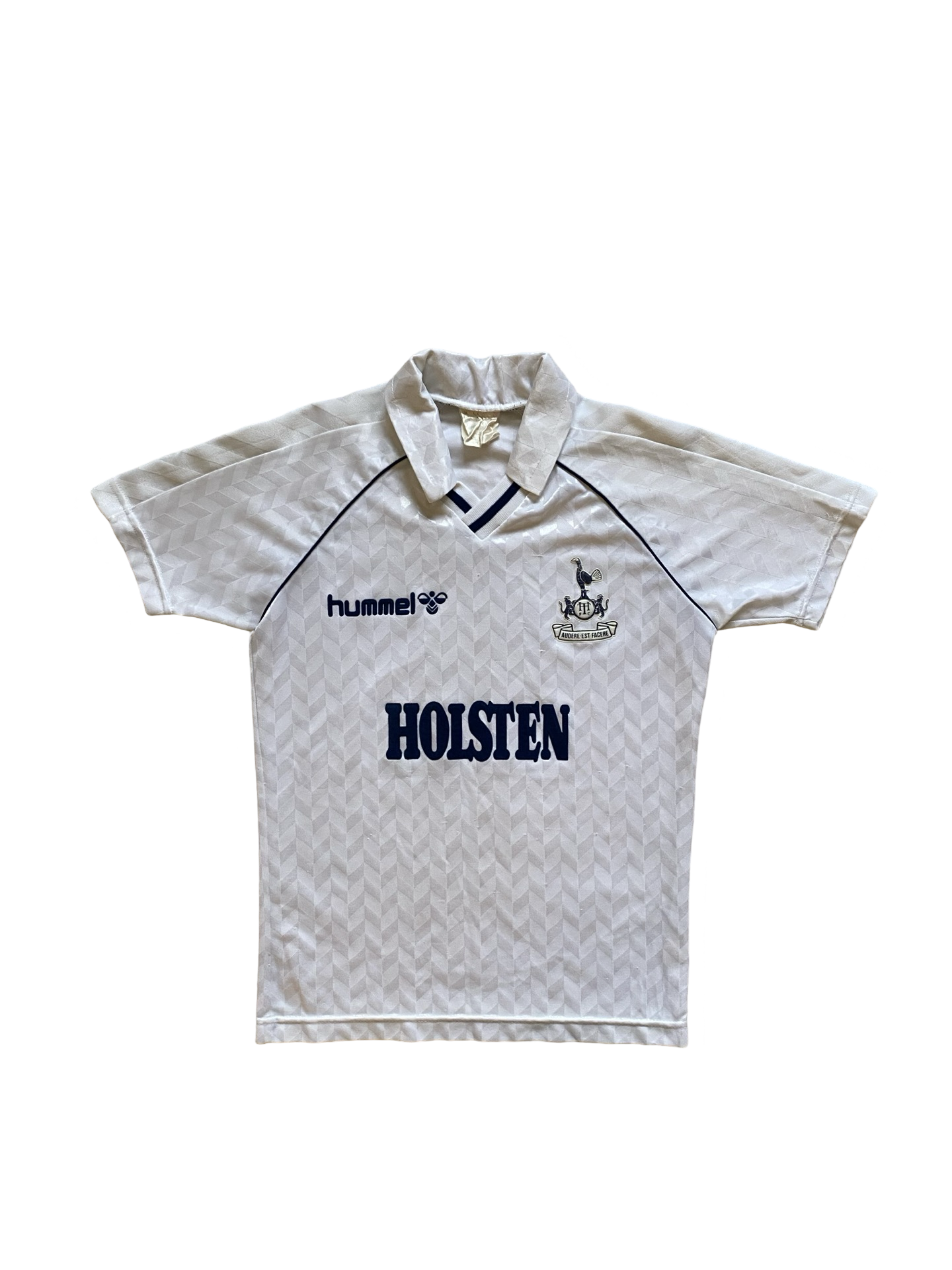 EPL Vtg Tottenham Hotspur FC 1987-89 Hummel Football Home Jersey Size Youth L