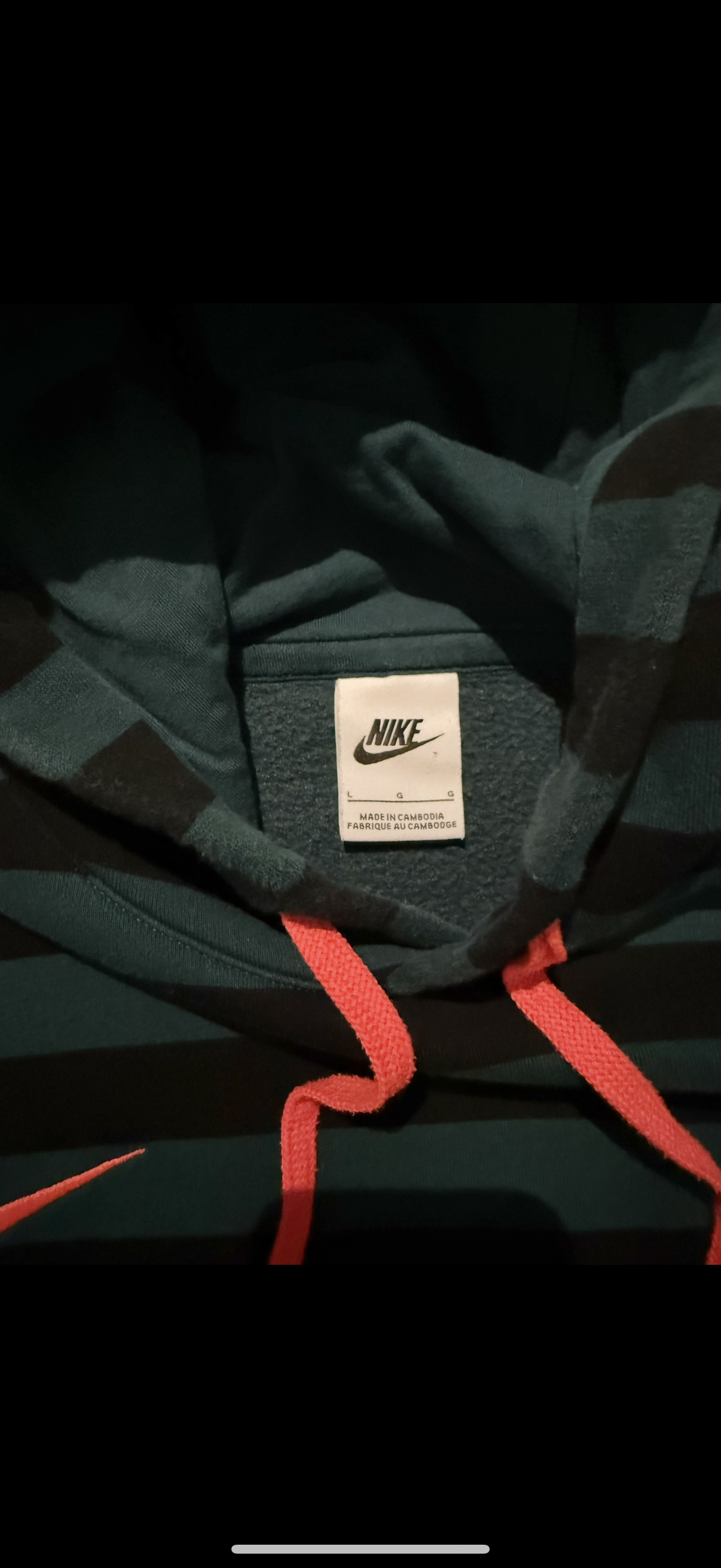 EPL Liverpool Fc Nike Teal Fleece Club Hoodie Size L