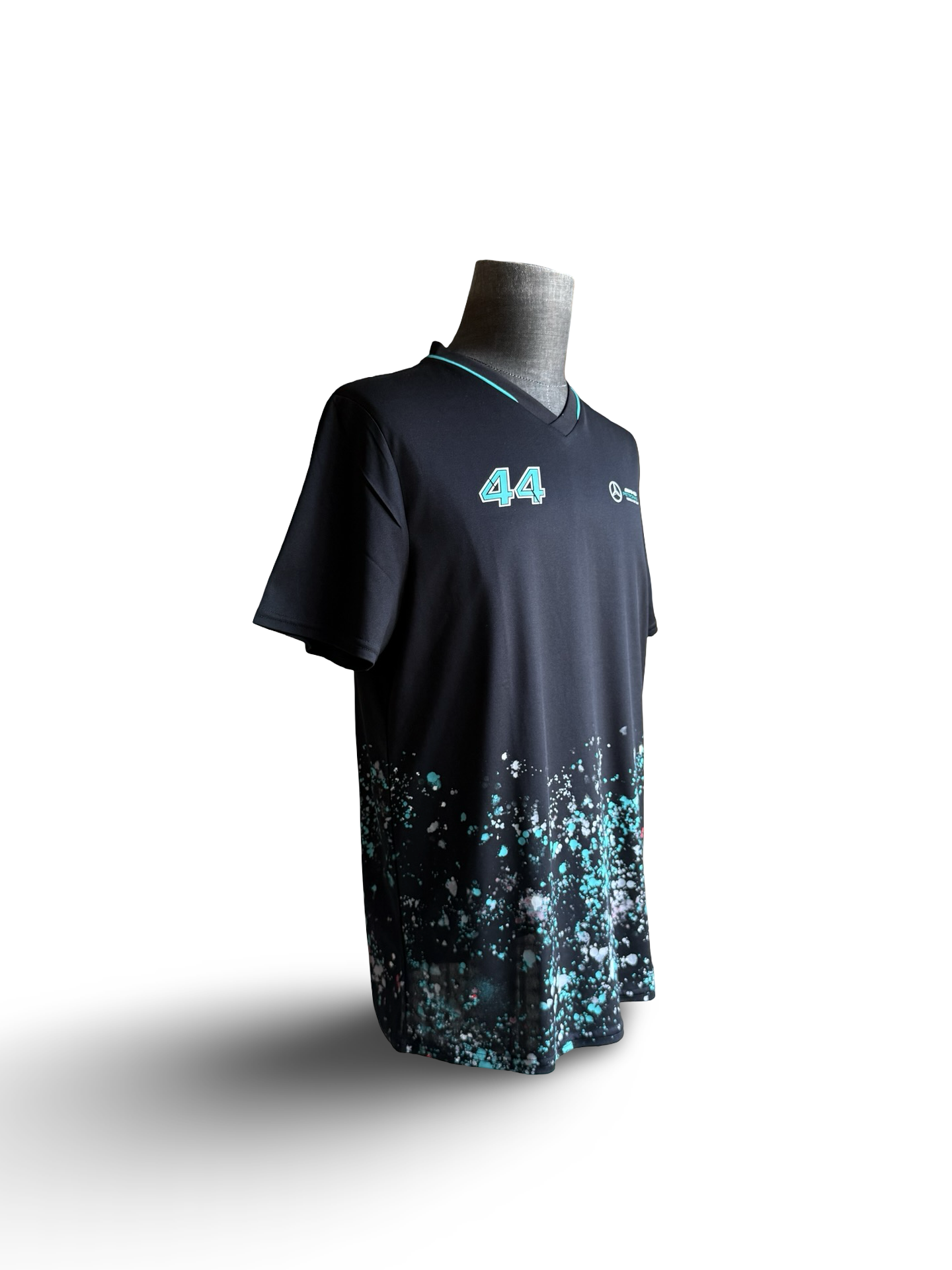 RACING F1 Lewis Hamilton 44 Mercedes AMG Petronas Team T-Shirt Size L