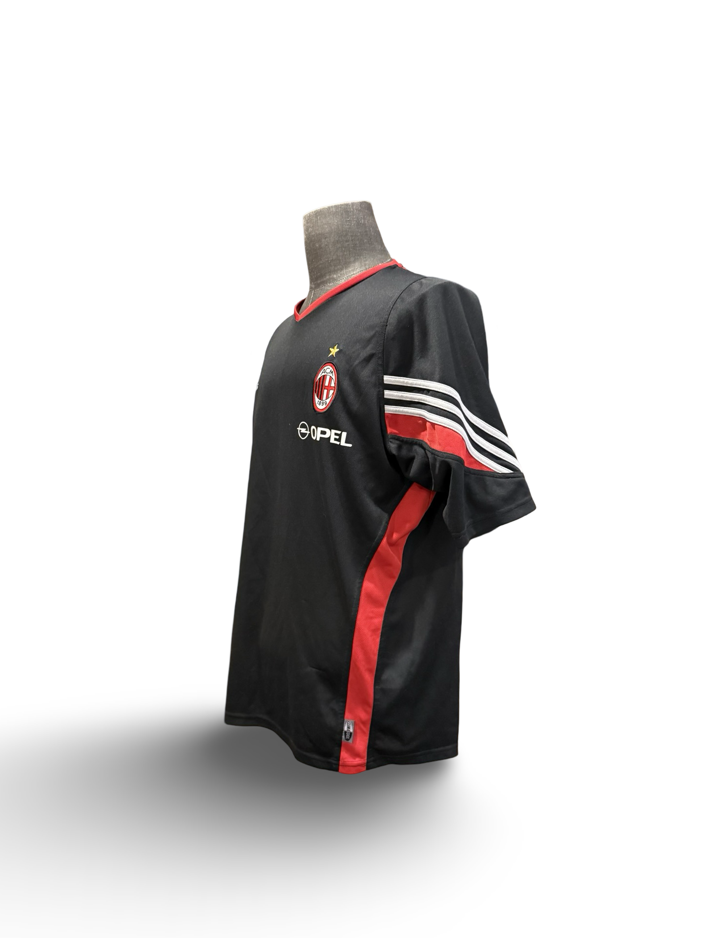 Soccer AC Milan Vtg 2003-04 Adidas Opel Football Training Jersey Size L