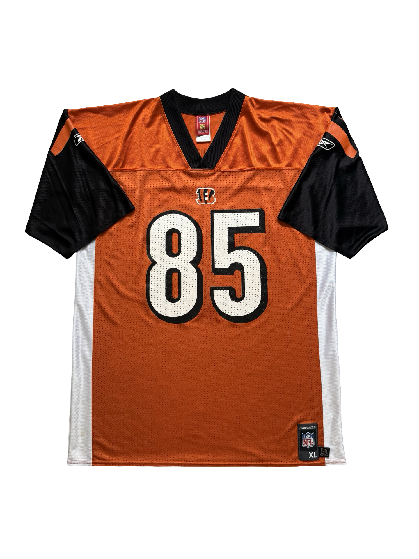 NFL Vtg Chad Johnson 85 Cincinnati Bengals Reebok 2000’s Football Jersey Size XL