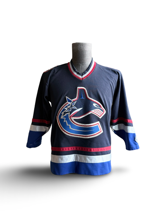 YOUTH NHL Vtg Vancouver Canucks Koho Hockey Jersey Size Youth L/XL
