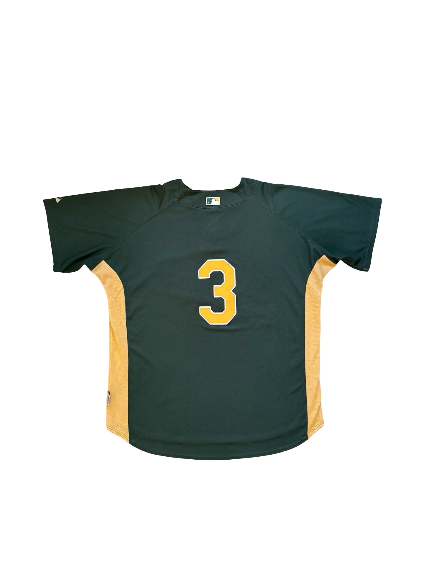 MLB Vtg Eric Chavez 3 Oakland Athletics Majestic Baseball Jersey Size 2XL