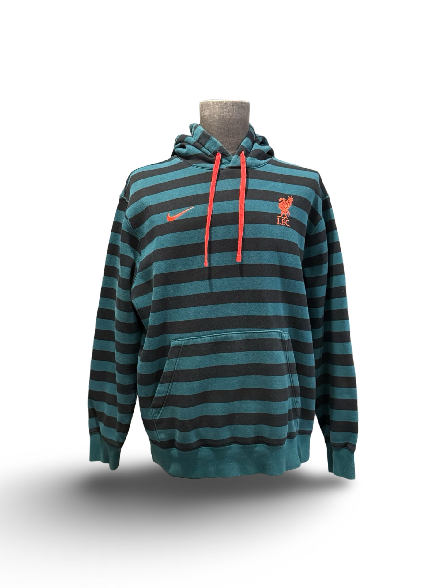 EPL Liverpool Fc Nike Teal Fleece Club Hoodie Size L