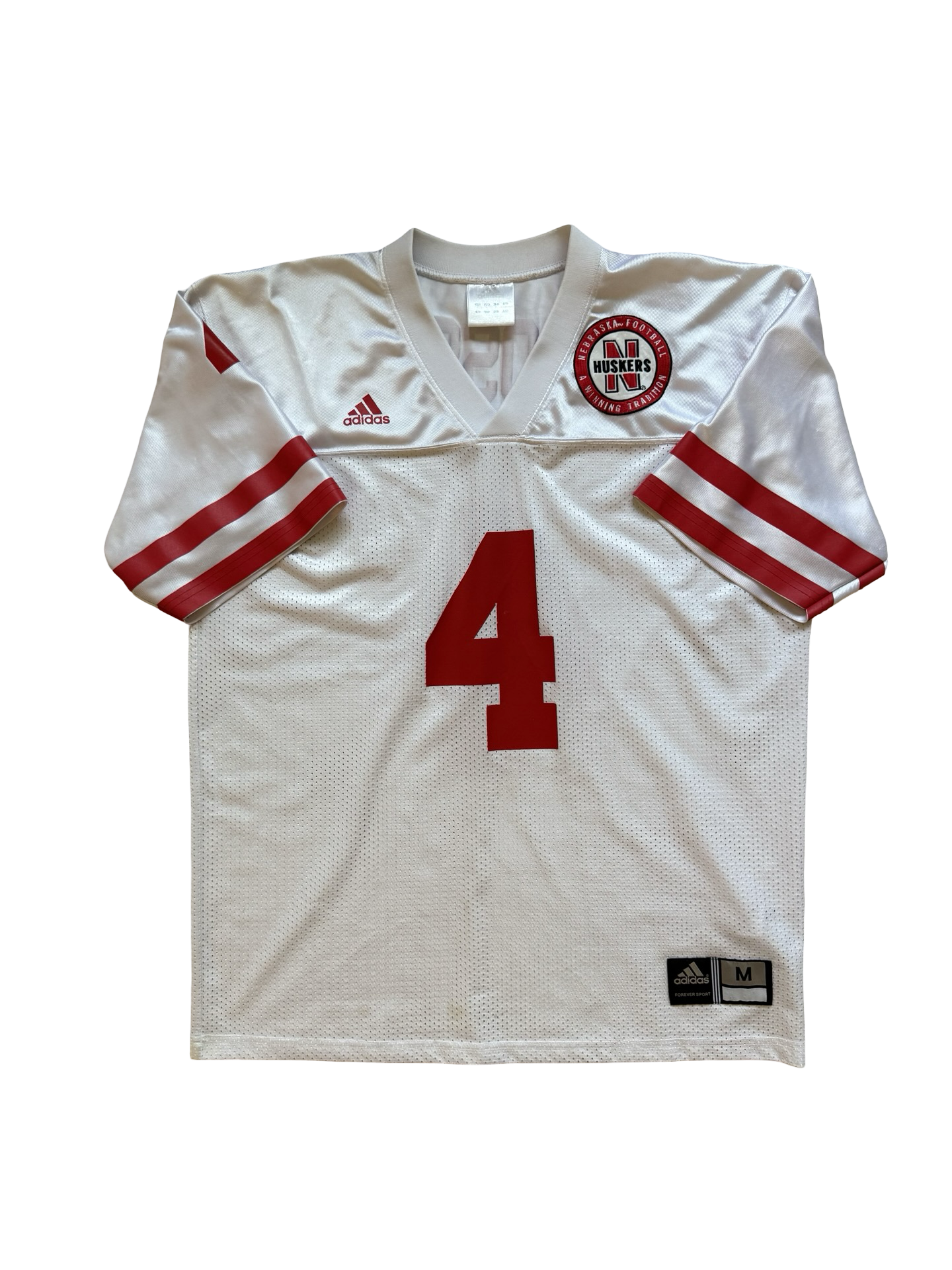 NCAA Cory Ross 4 Nebraska Huskers Adidas Football Jersey Size M