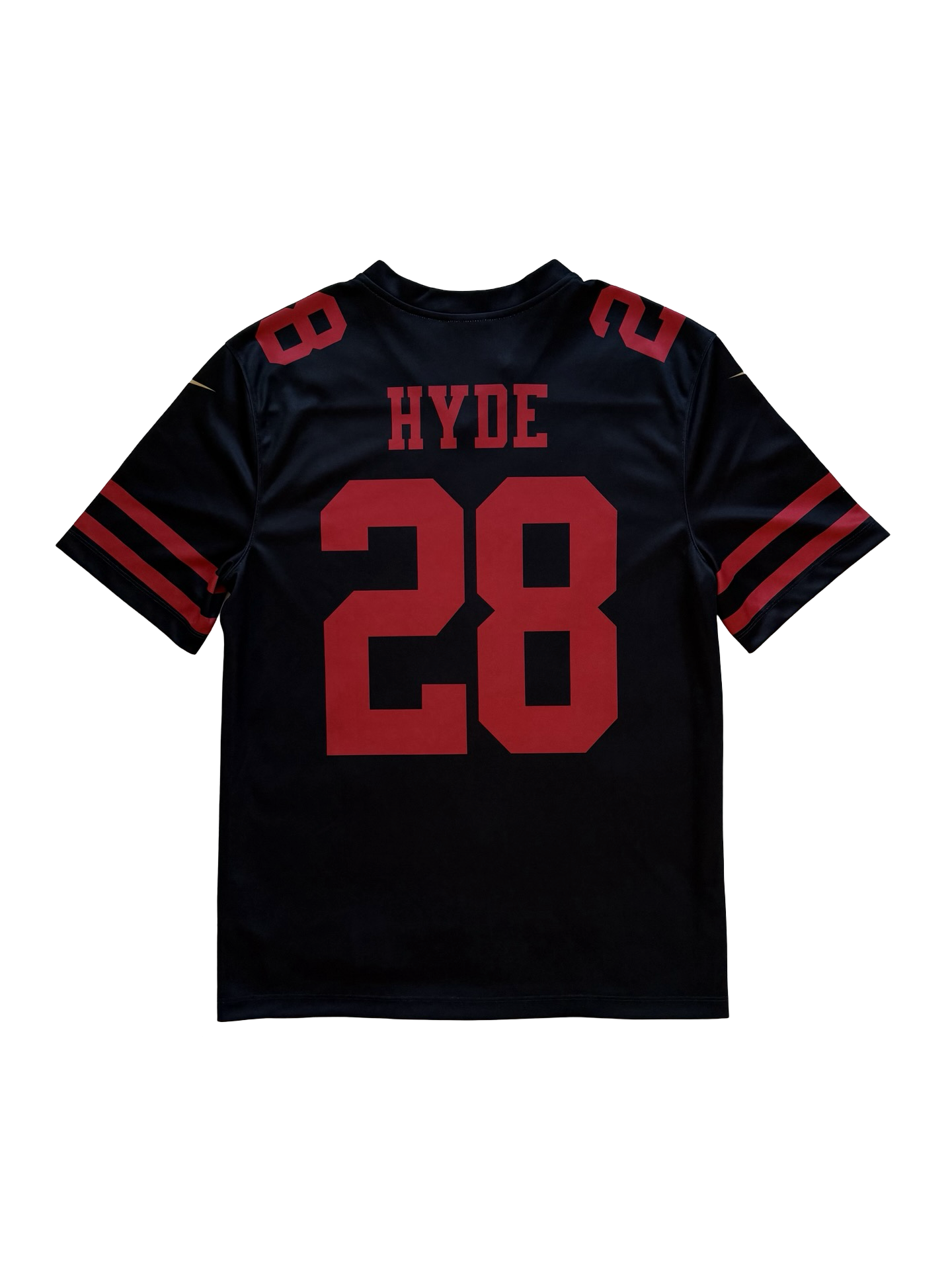 NFL Carlos Hyde 28 San Francisco 49ers Nike Dry-Fit Color Rush Jersey