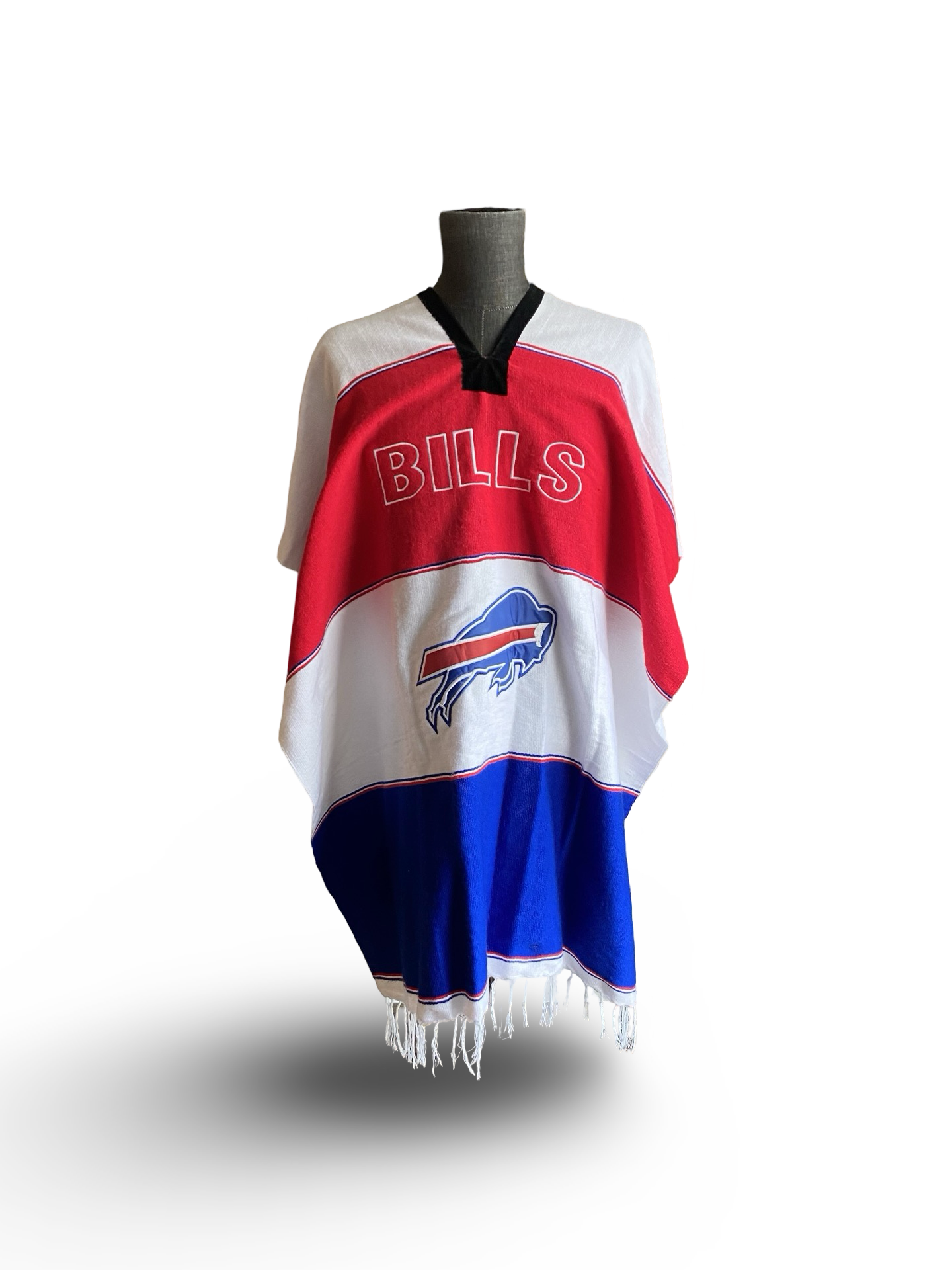 NFL Buffalo Bills Poncho Acrylic Cotton Size OS