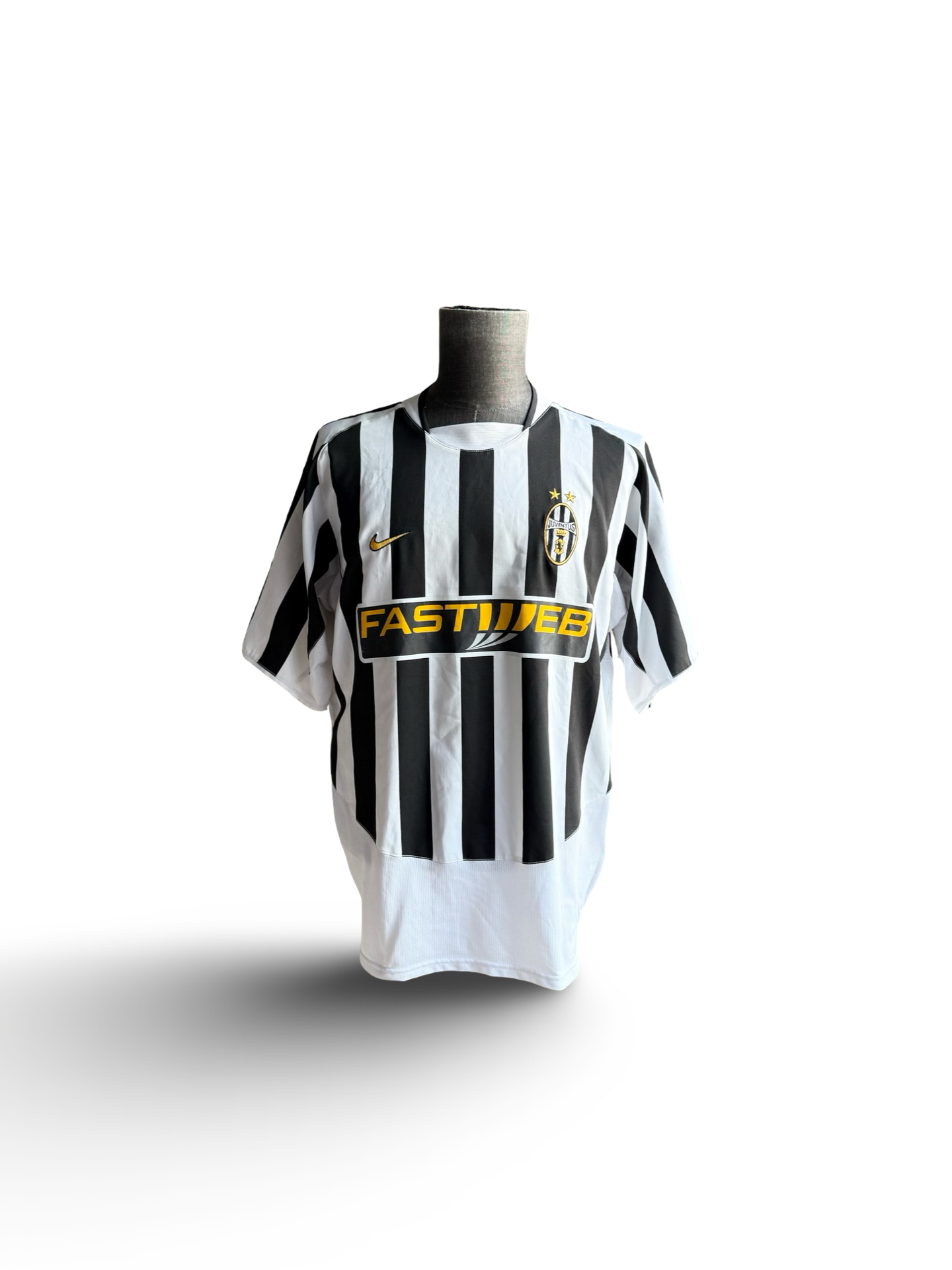 Soccer Vtg Juventus FC 2003/04 Nike Football Home Jersey Size L