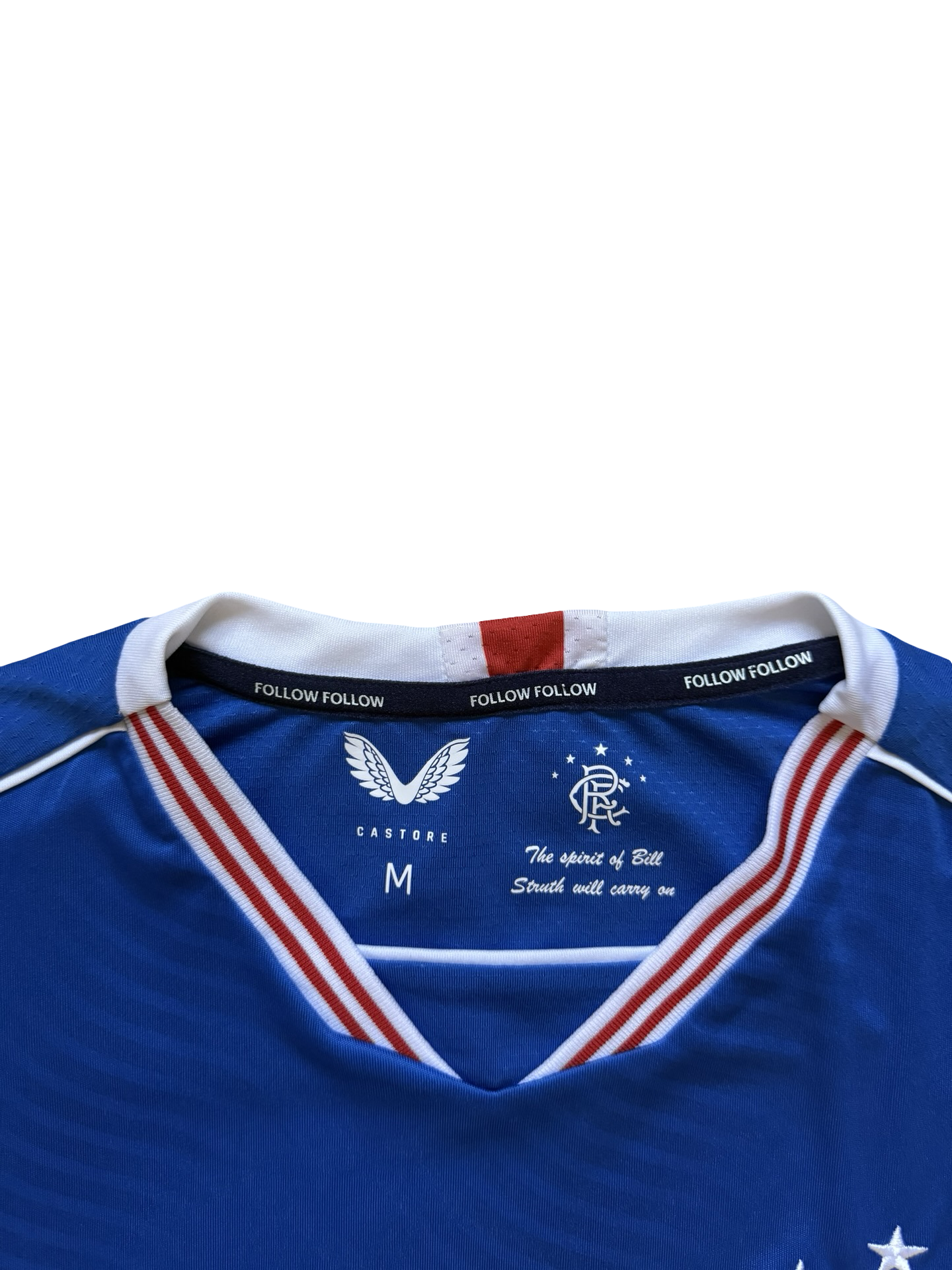 Soccer Glasgow Rangers 2020/21 Castore Home Football Jersey Size M