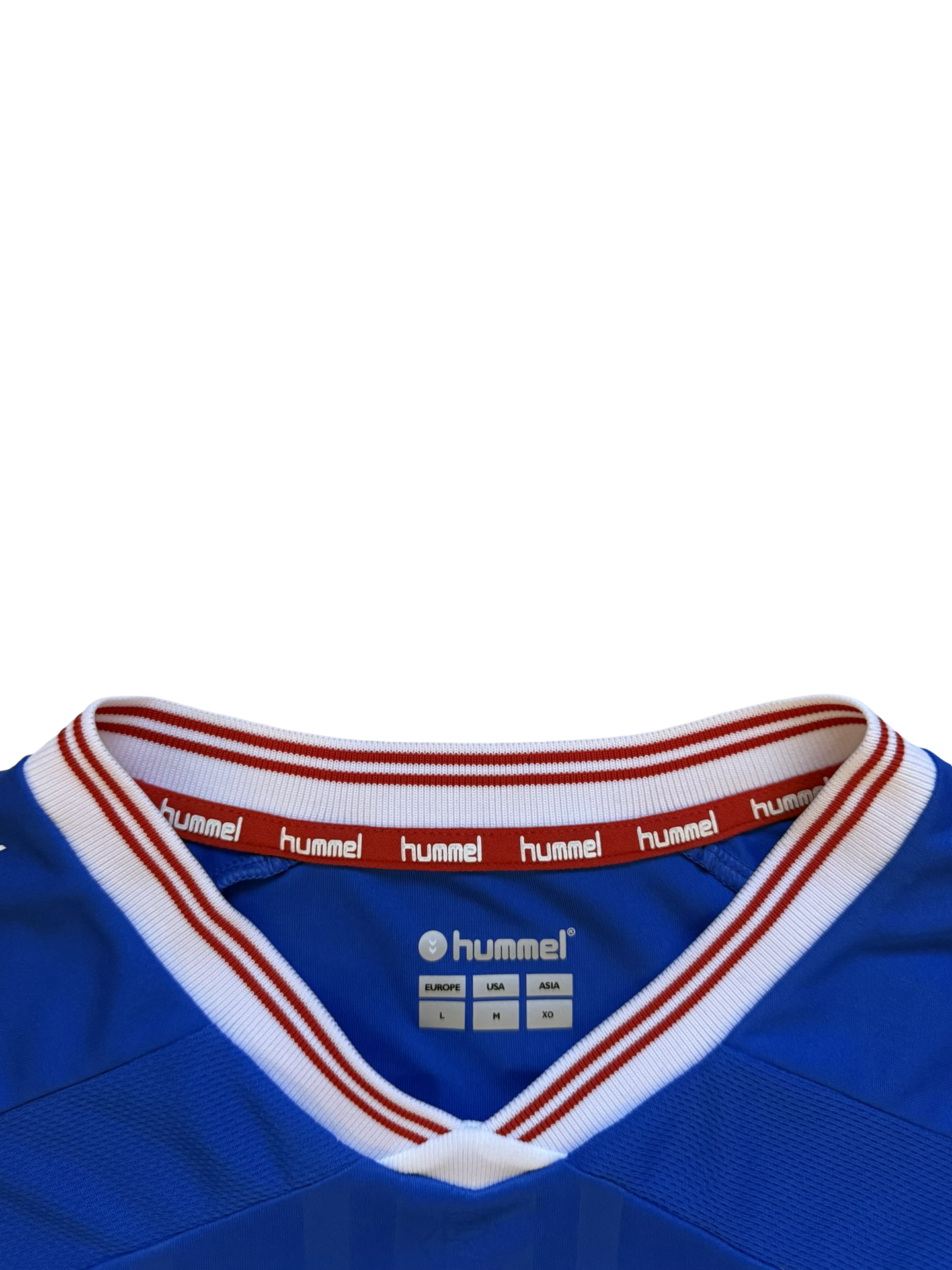 Soccer Ryan Kent 14 Glasgow Rangers 2019/20 Hummel Home Football Jersey Size M