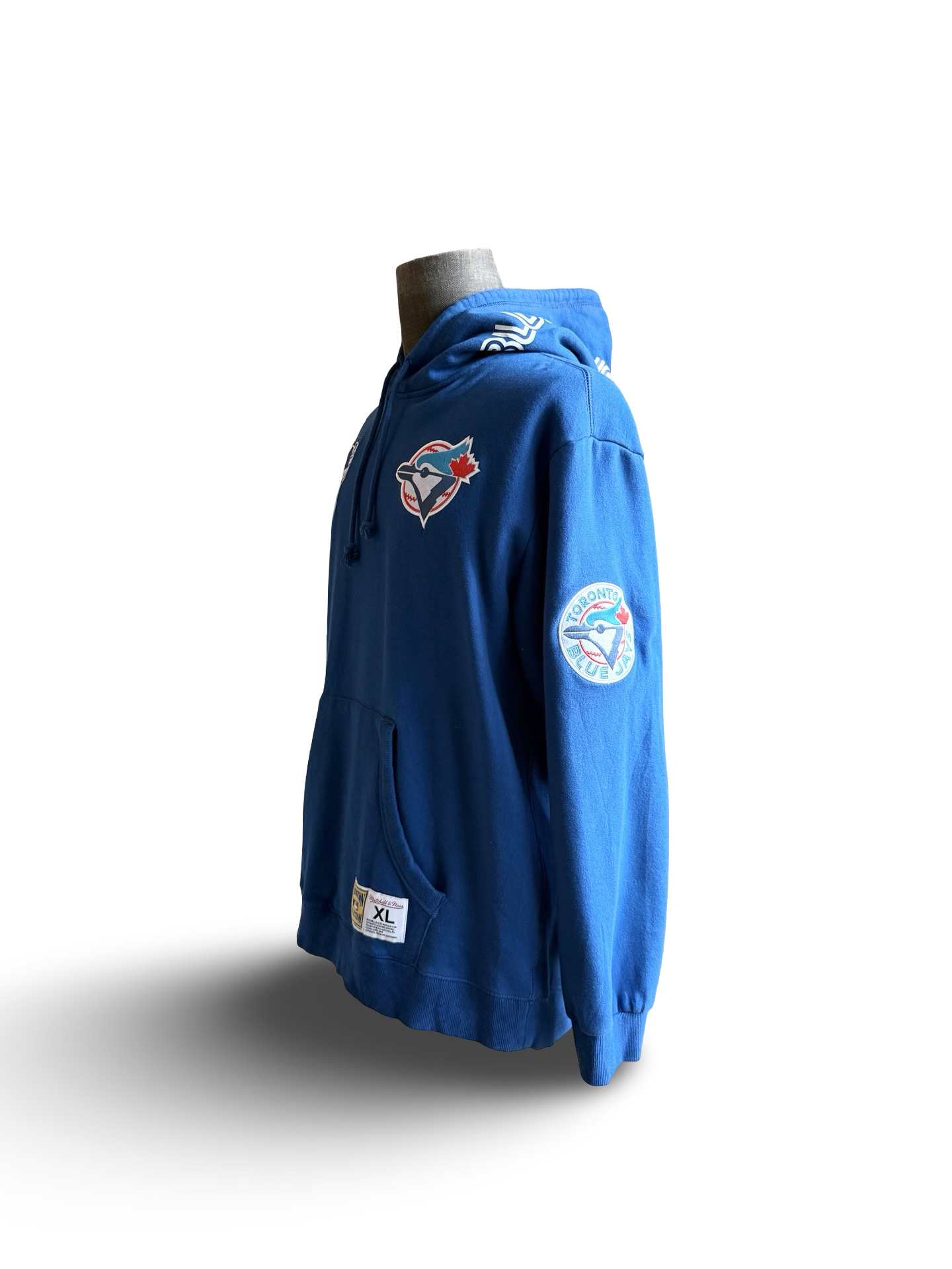 MLB Toronto Blue Jays Mitchell & Ness Coop City Collection Pullover Hoodie Size XL