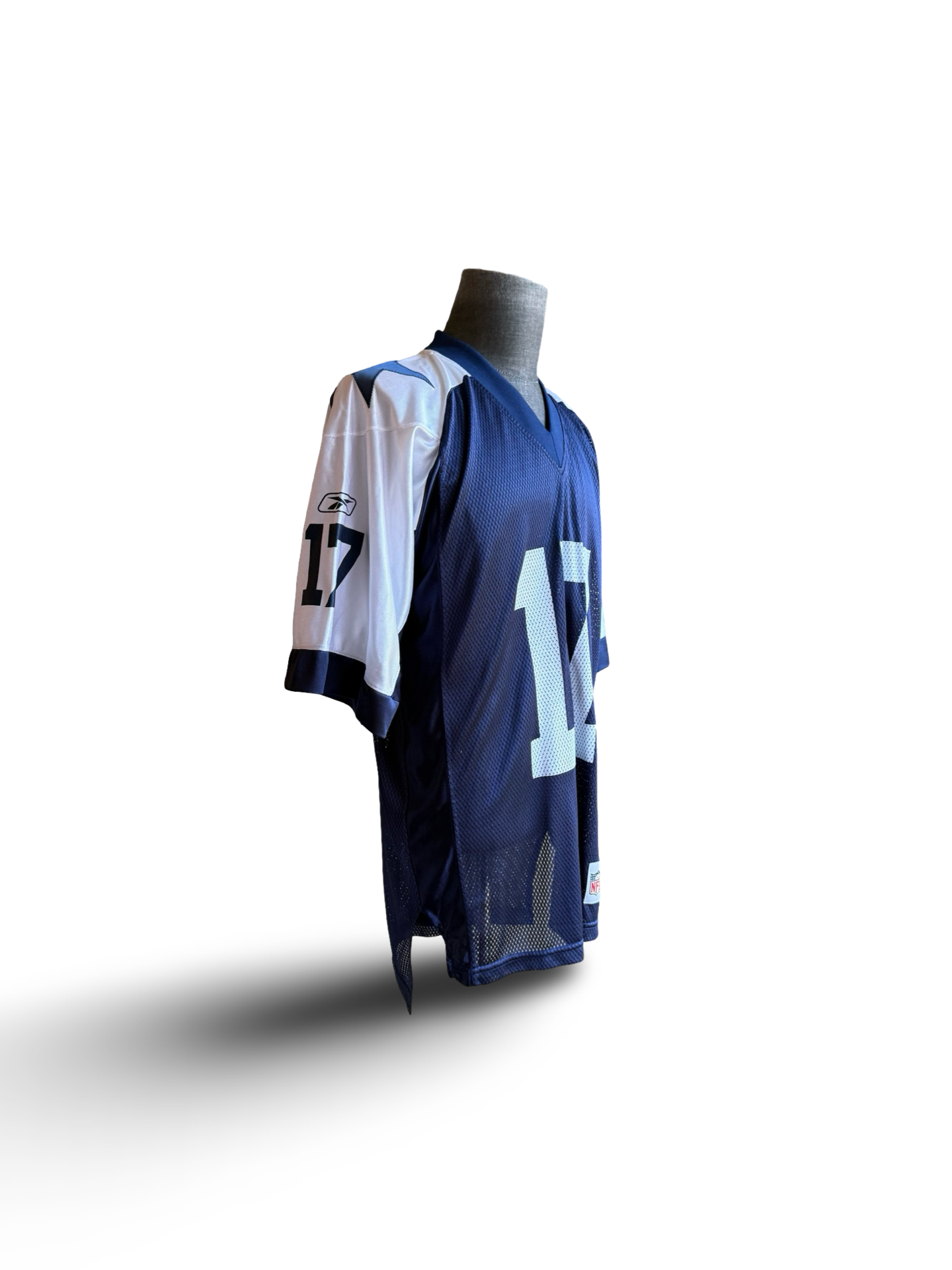 NFL Vtg Quincy Carter 17 Dallas Cowboys  Reebok Classic Throwback Vintage Football Jersey Size M
