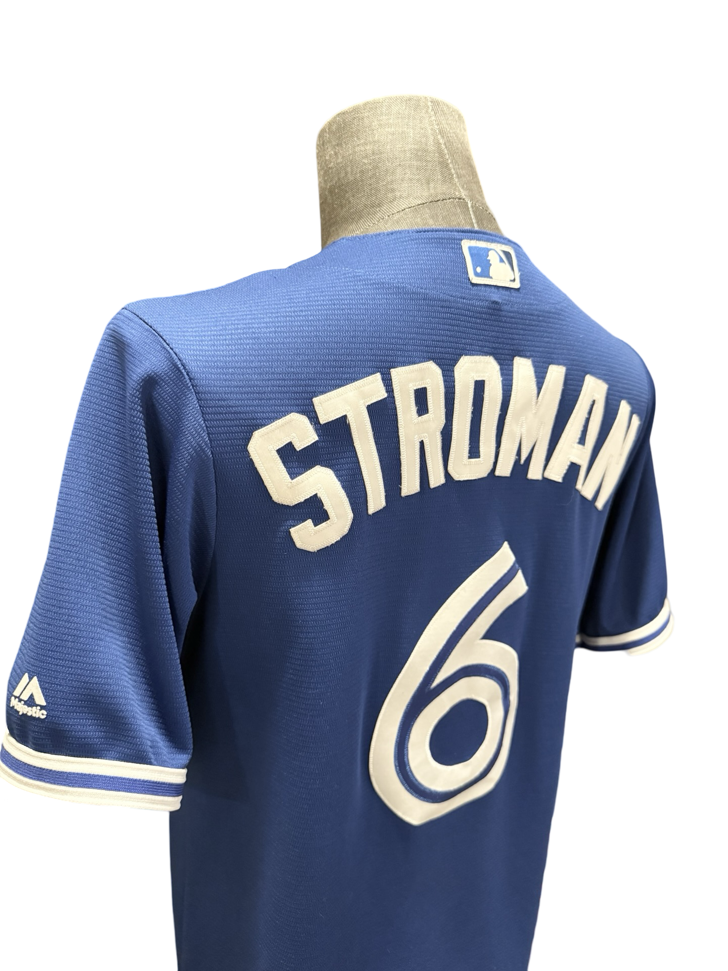 MLB Marcus Stroman 6 Toronto Blue Jays Majestic Cool Base Baseball Jersey Size S