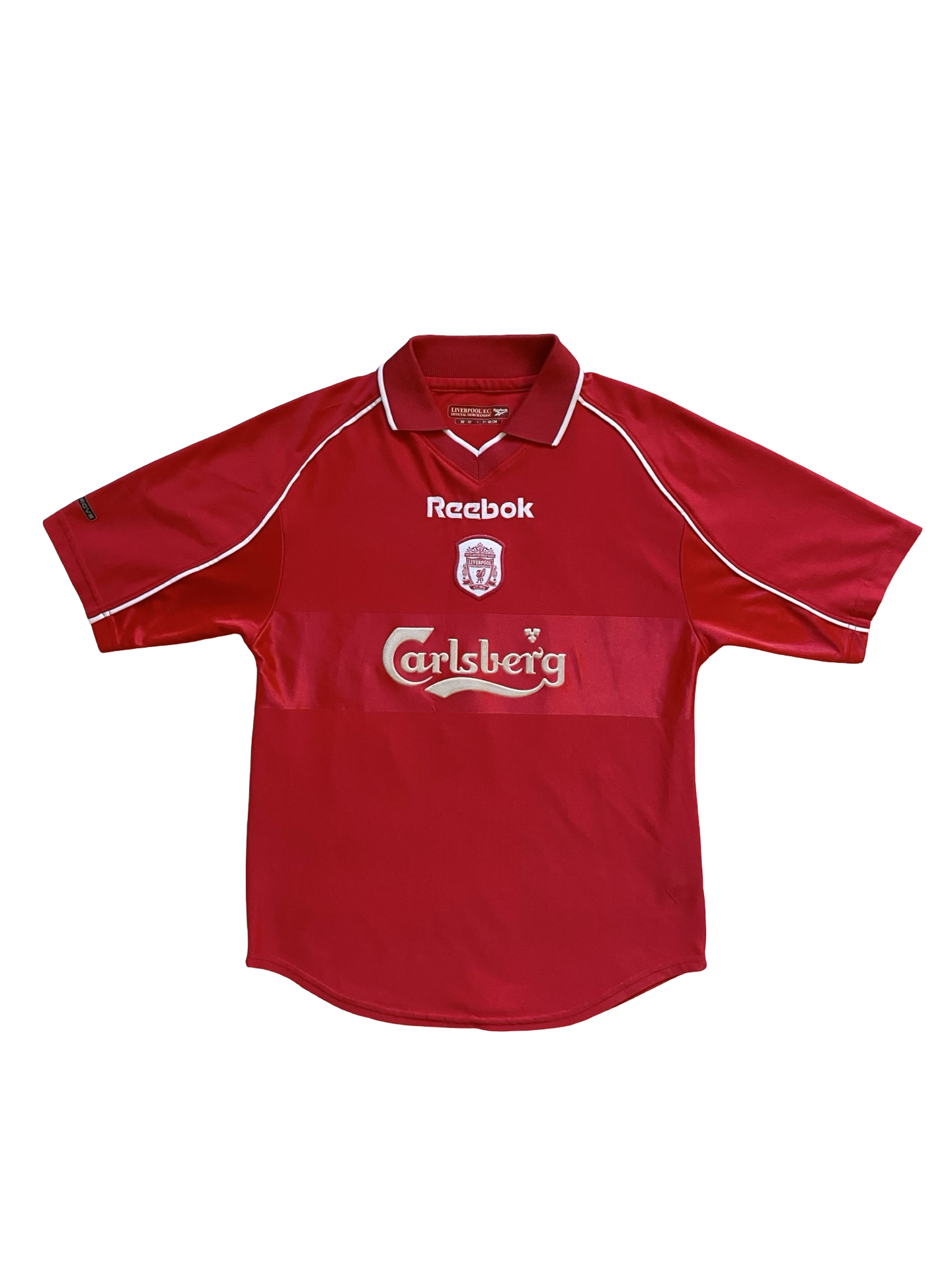 EPL Vtg Michael Owen 10 Liverpool FC 2000-01 Reebok Football Home Jersey             Size Youth L