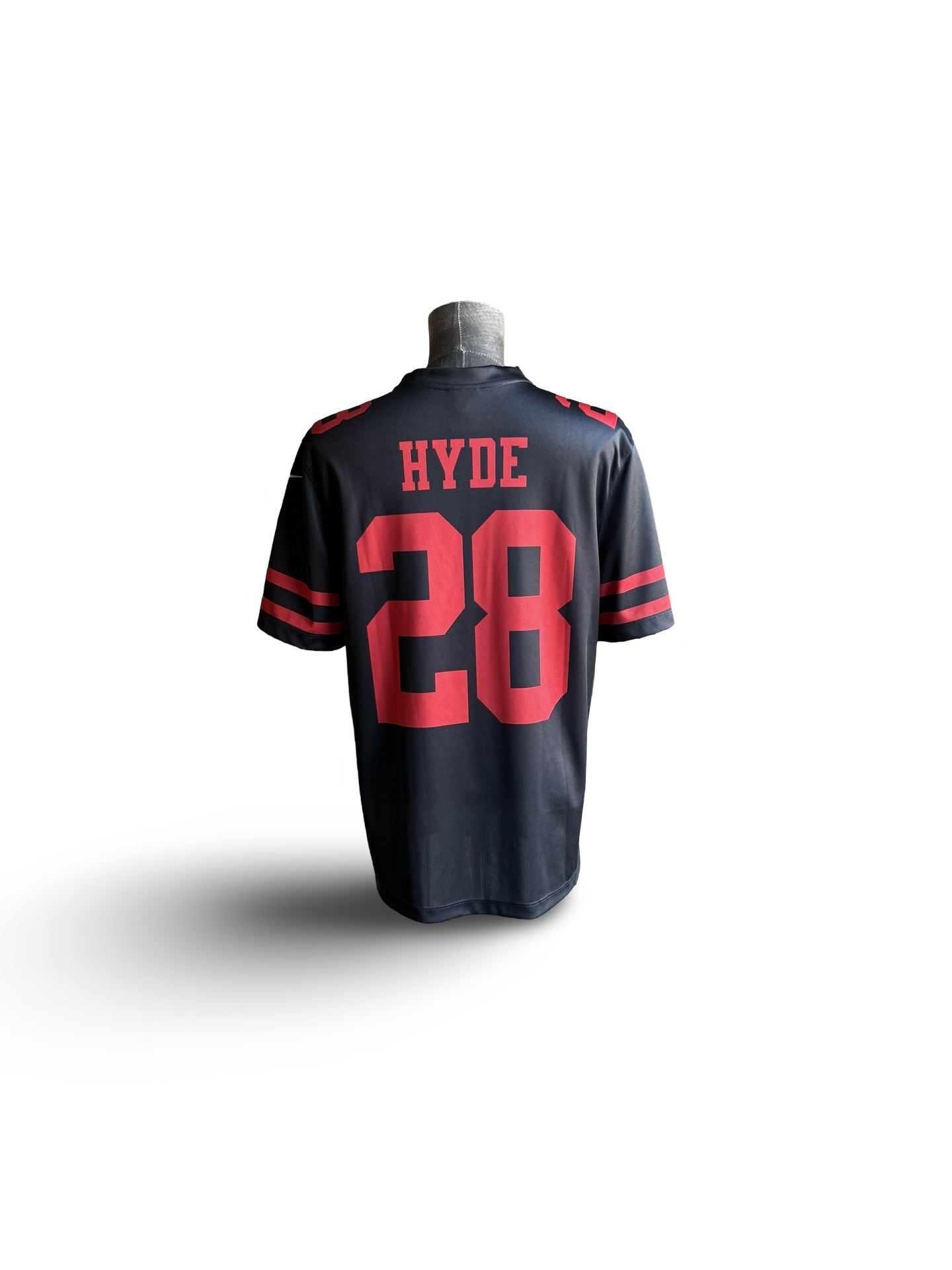 NFL Carlos Hyde 28 San Francisco 49ers Nike Dry-Fit Color Rush Jersey