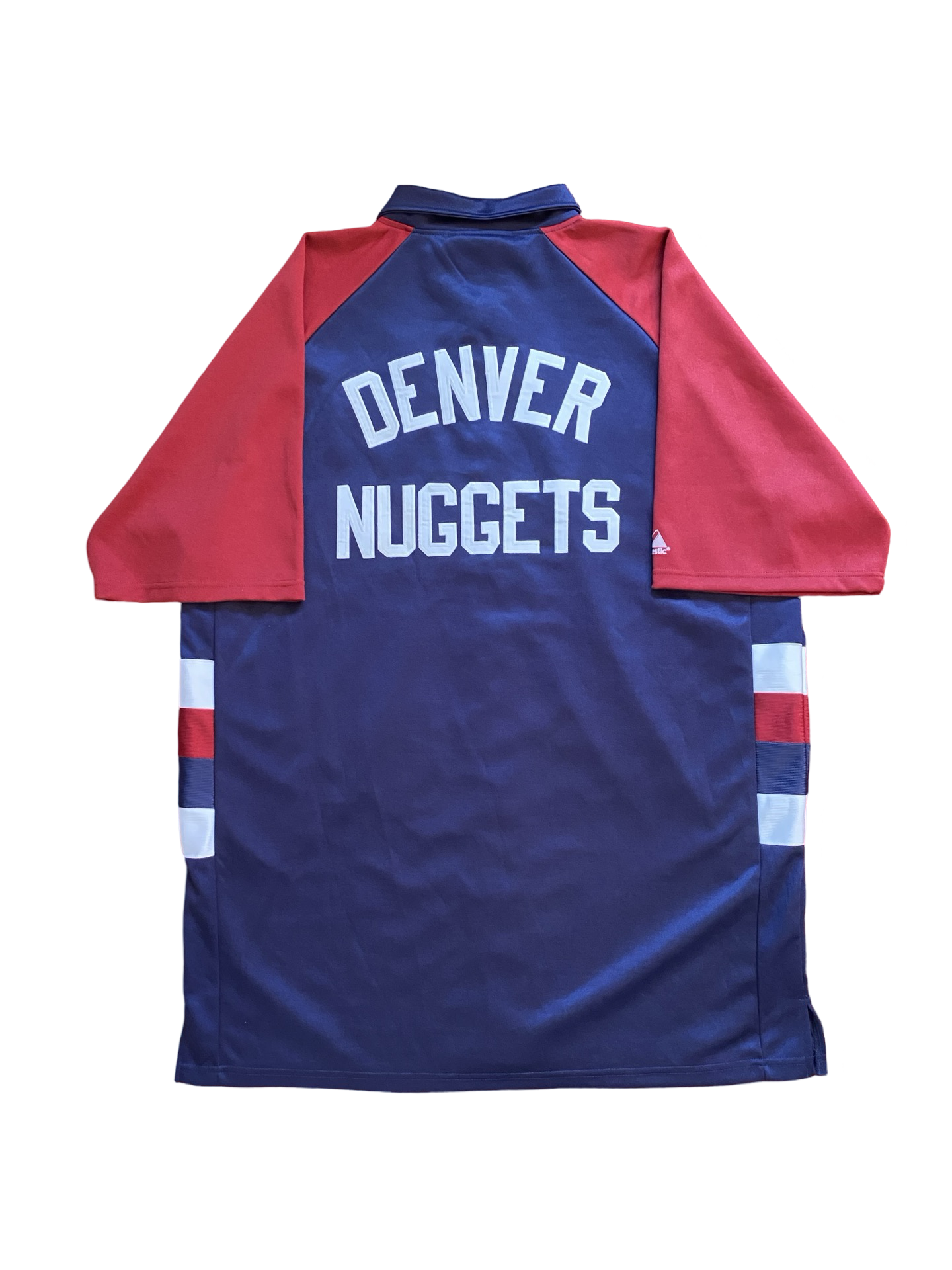 NBA Vtg Denver Nuggets Hardwood Classics Warm Up Jersey Size L