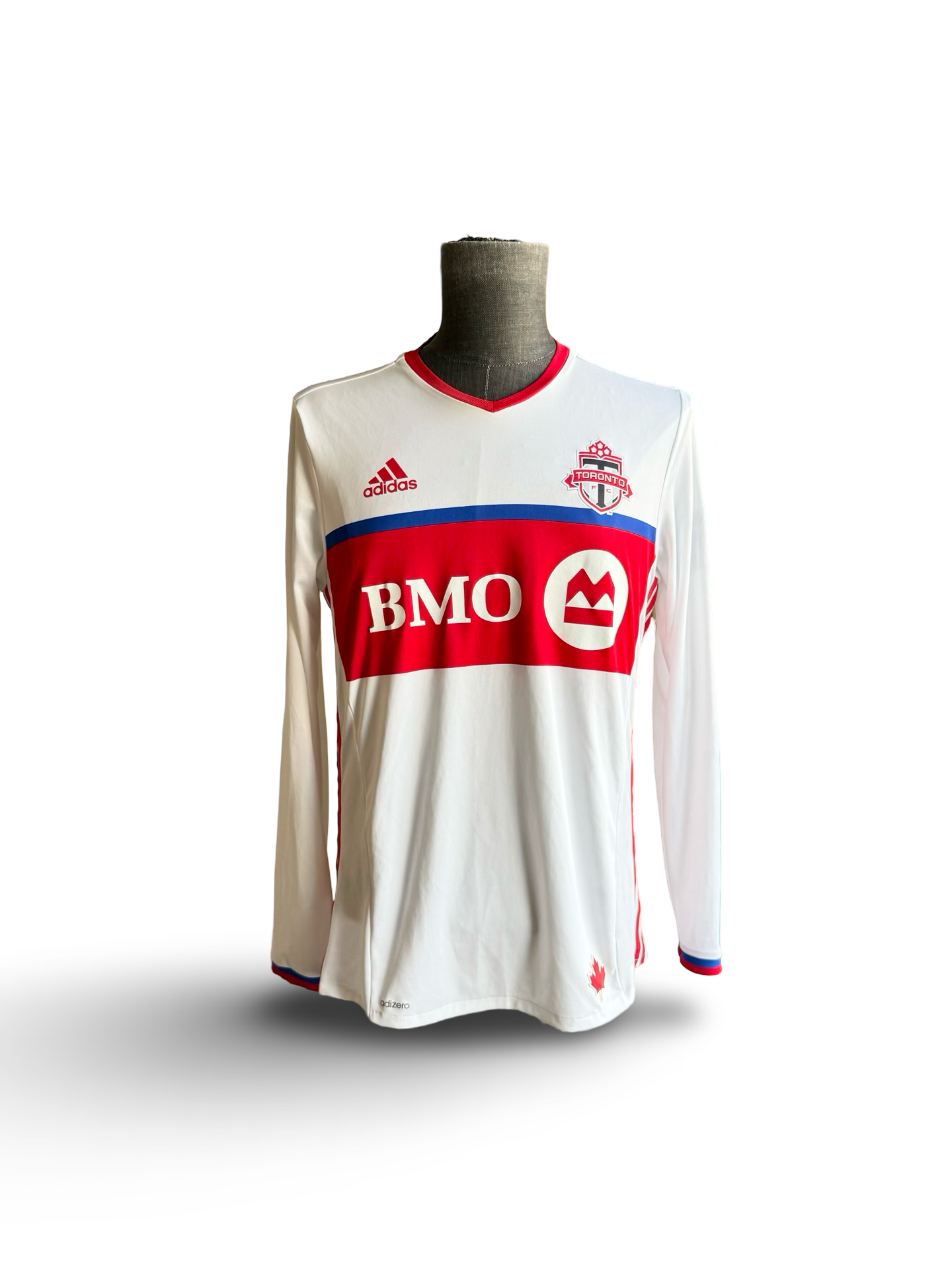 Soccer MLS Toronto FC 2016-17 Adidas TFC Football Long Sleeve Home Jersey Size M