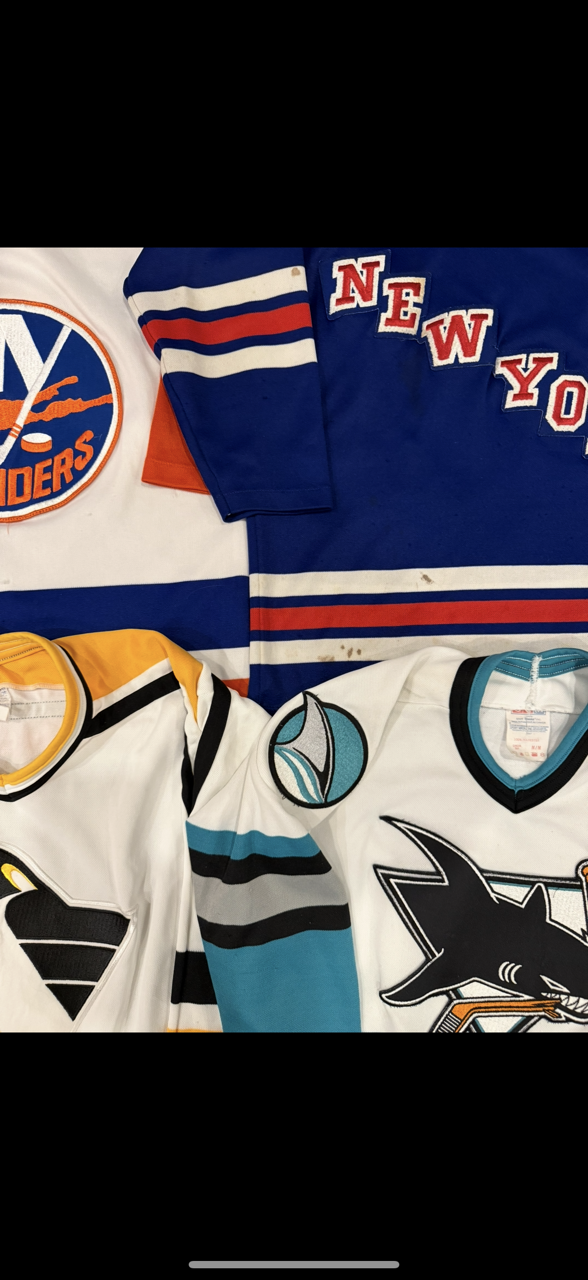YOUTH NHL Bundle Vtg 90’s/00’s Hockey Jerseys Size Youth S/M