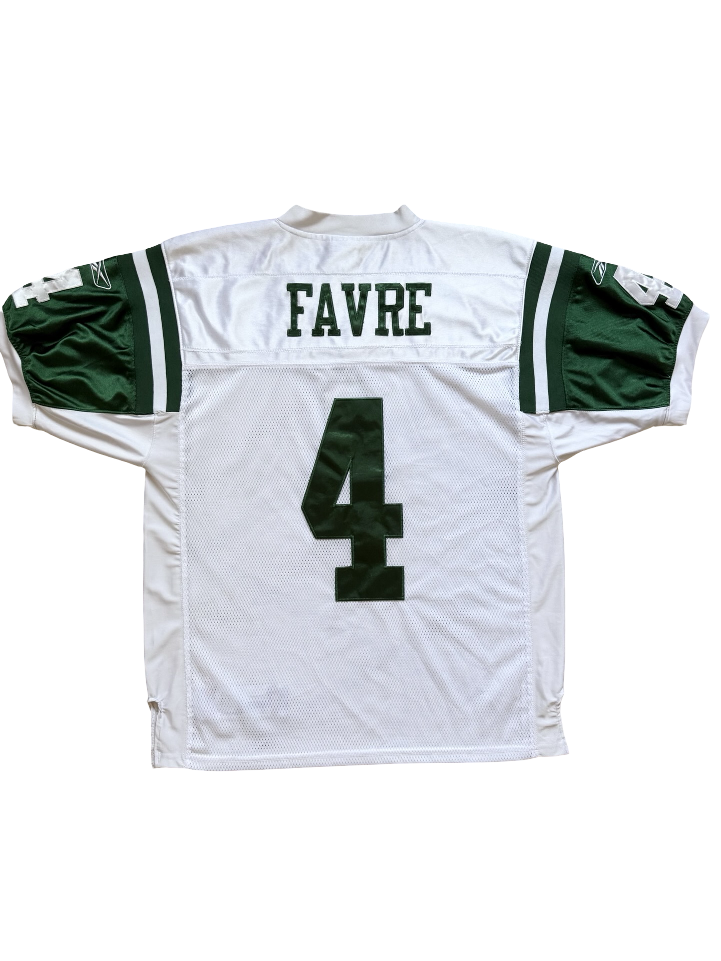 NFL Brett Farve 4 New York Jets Reebok Football Stitched Jersey Size XL