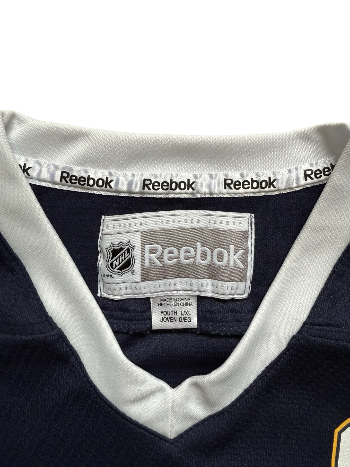 YOUTH NHL David Banks 42 St Louis Blues Reebok Alternative Arch Hockey Jersey Size Youth L/XL