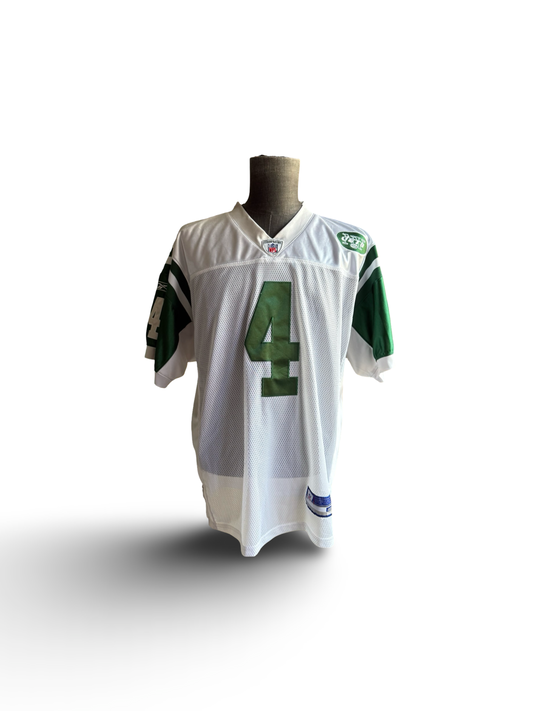 NFL Brett Farve 4 New York Jets Reebok Football Stitched Jersey Size XL