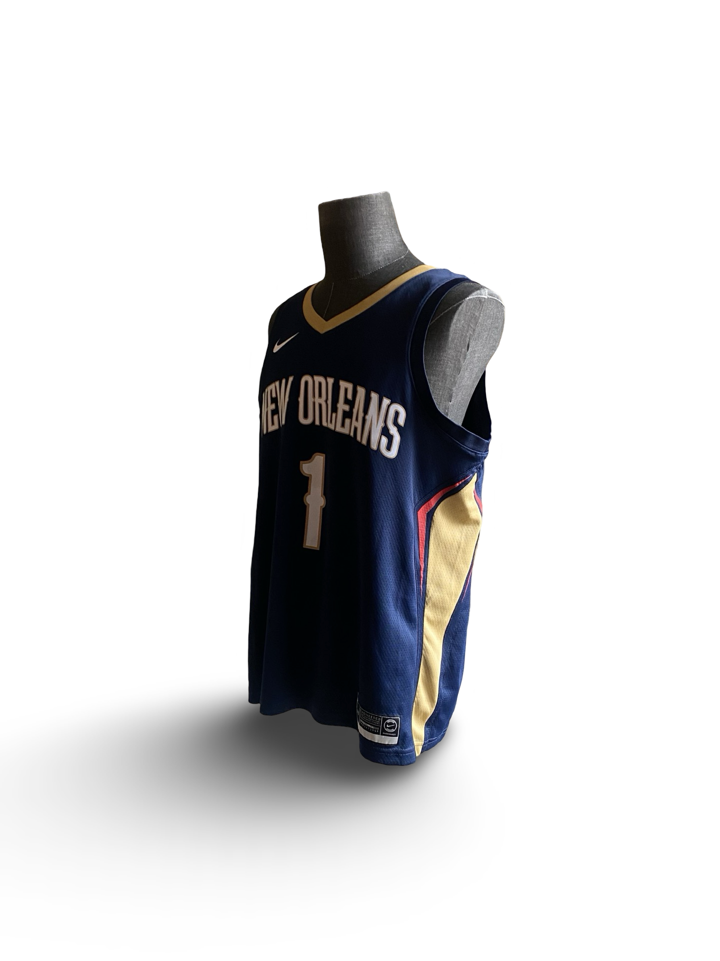 NBA Zion Williamson 1 New Orleans Pelicans Swingman Jersey Nike Size L